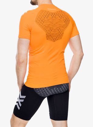 Běžecké tričko X-Bionic Twyce Run Shirt S/S - blazing orange/arctic white