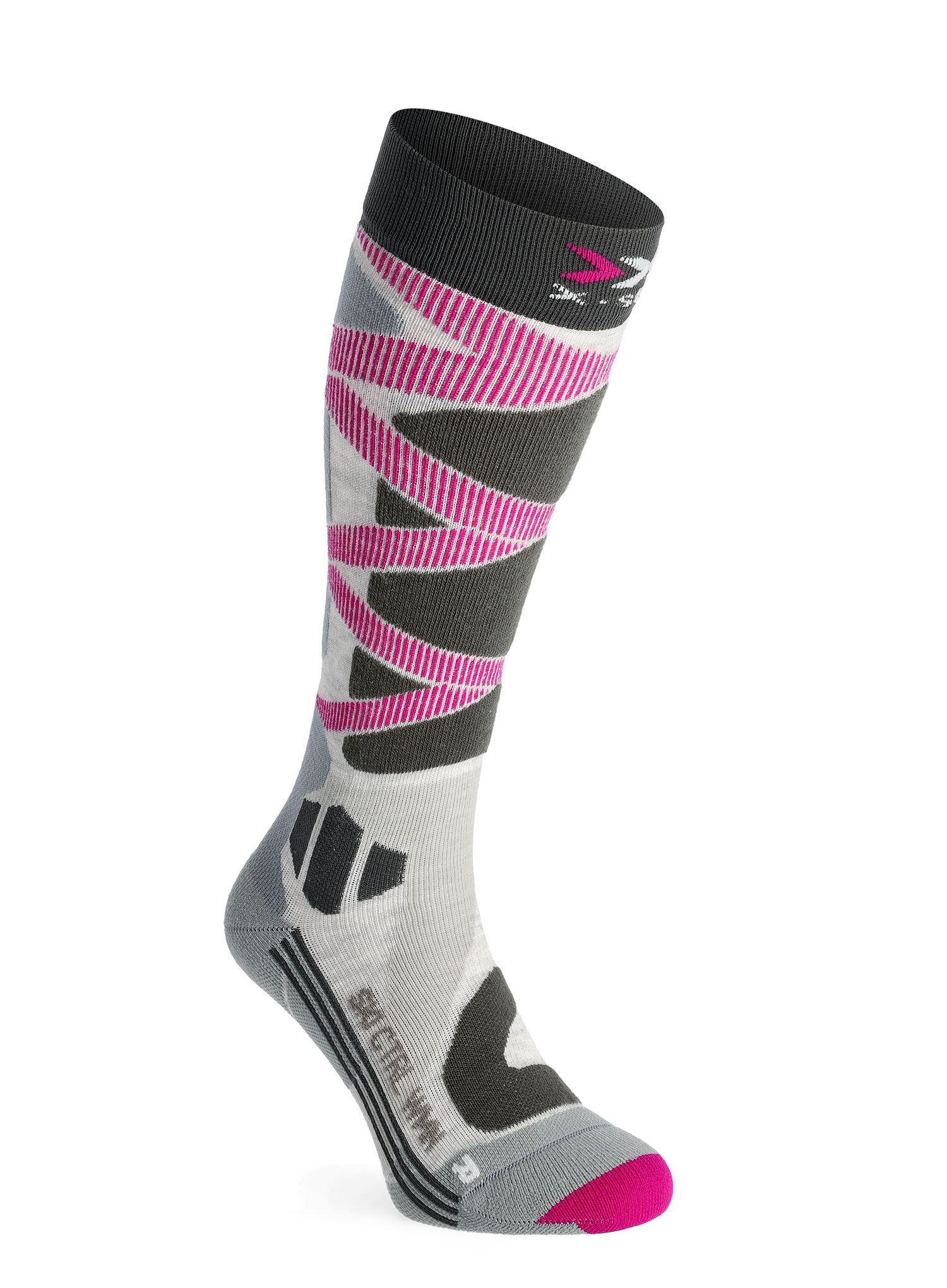 Dámské lyžařské ponožky X-Socks Ski Control 4.0 - grey melange/charcoal