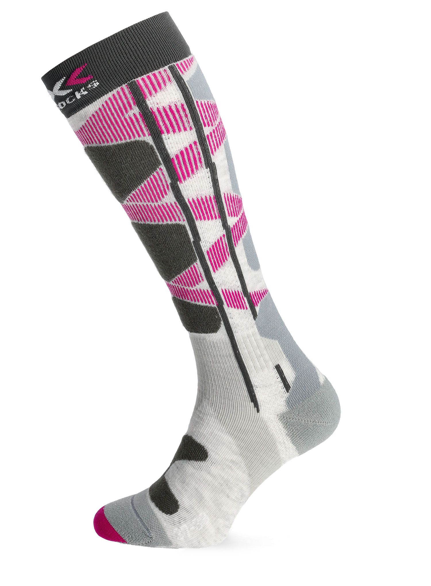 Dámské lyžařské ponožky X-Socks Ski Control 4.0 - grey melange/charcoal