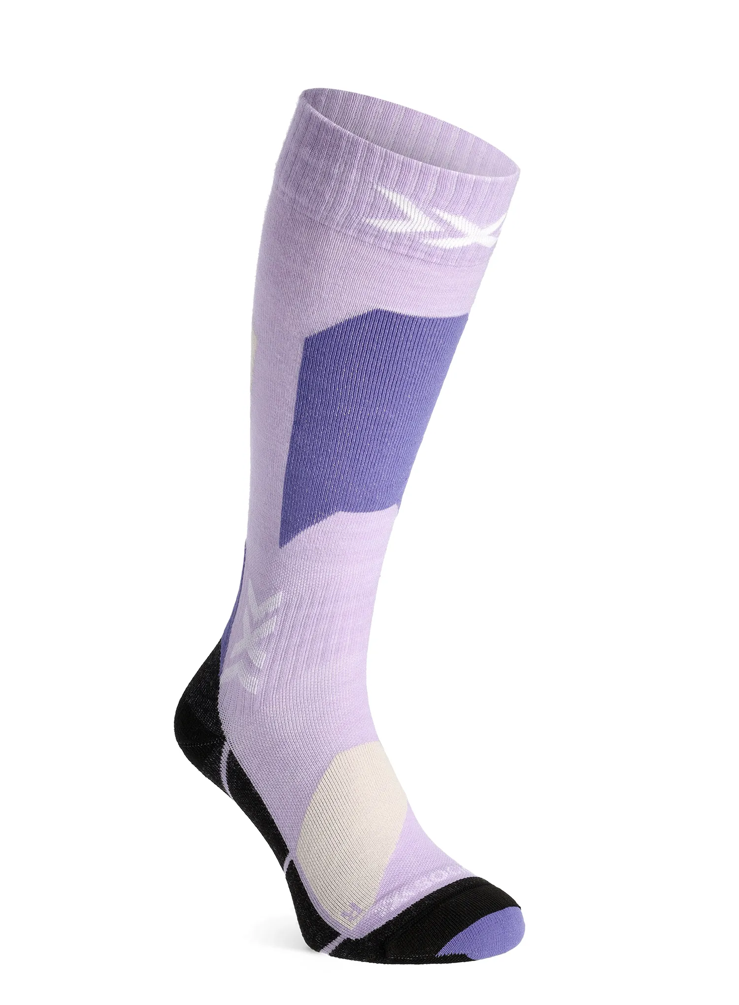 Lyžařské ponožky X-Socks Ski Discover Merino OTC - muted lavender/light sand