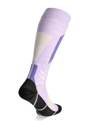 Lyžařské ponožky X-Socks Ski Discover Merino OTC - muted lavender/light sand