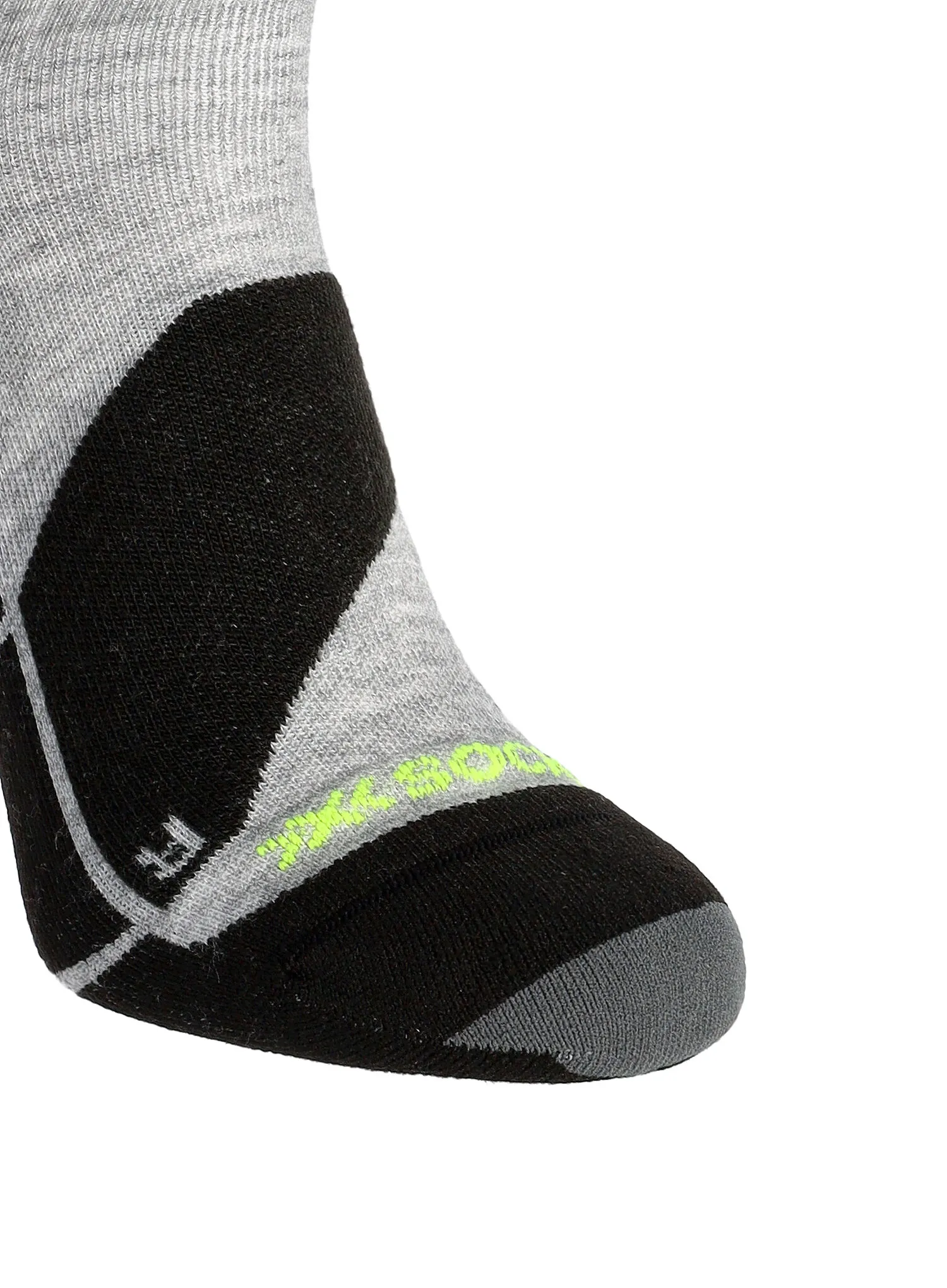 Lyžařské ponožky X-Socks Ski Discover OTC - rhino grey/canary