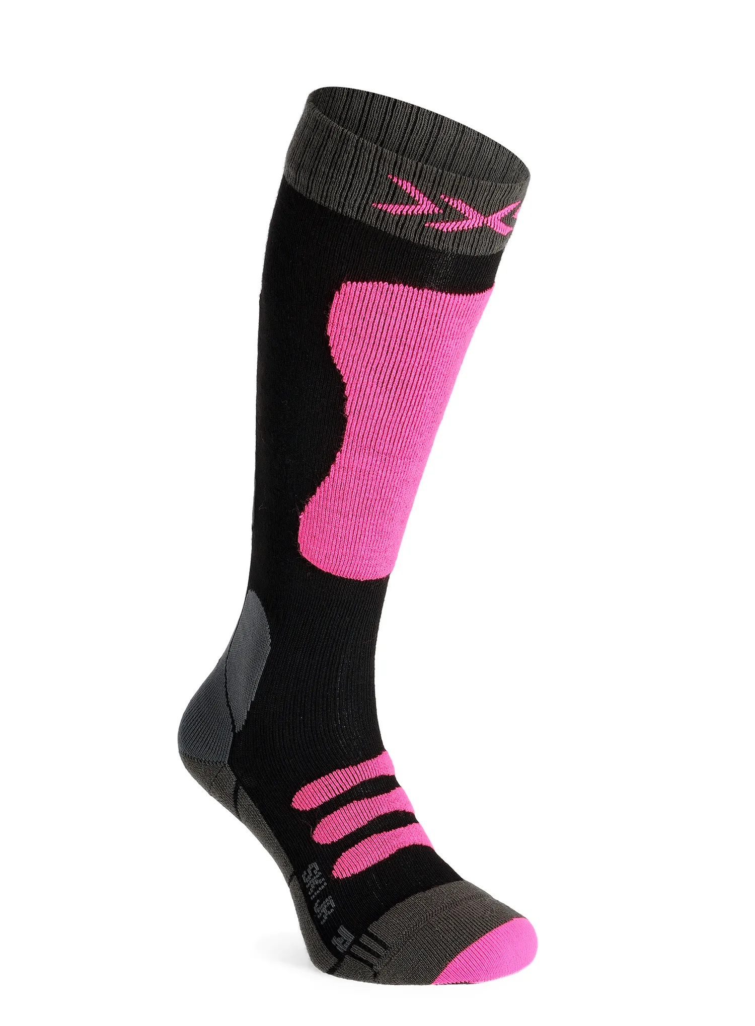 Dětské ponožky X-Socks Ski JR 4.0 - anthracite melange/magnolia
