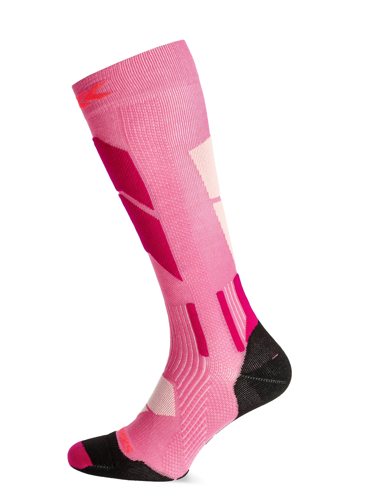 Lyžařské ponožky X-Socks Ski Perform OTC - light pink/light sand