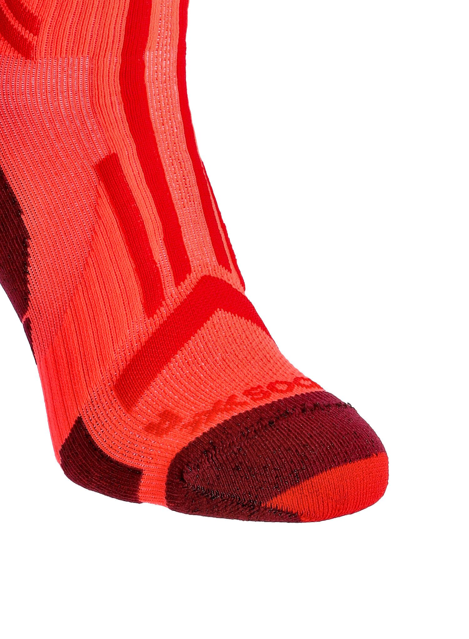 Běžecké ponožky X-Socks Trailrun Perform Crew - fluo red/namib red