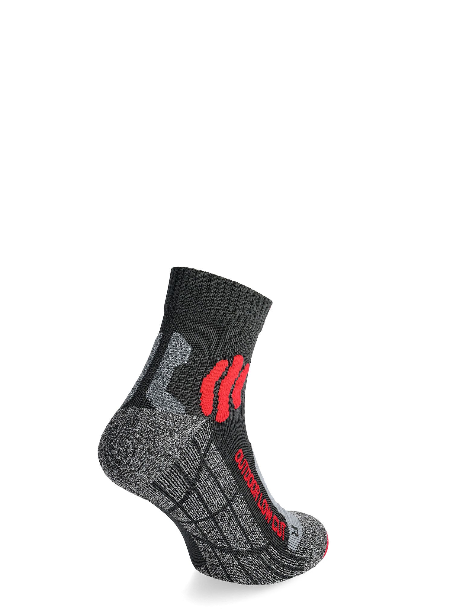Trekové ponožky X-Socks Trek Outdoor Low Cut - anthracite/red