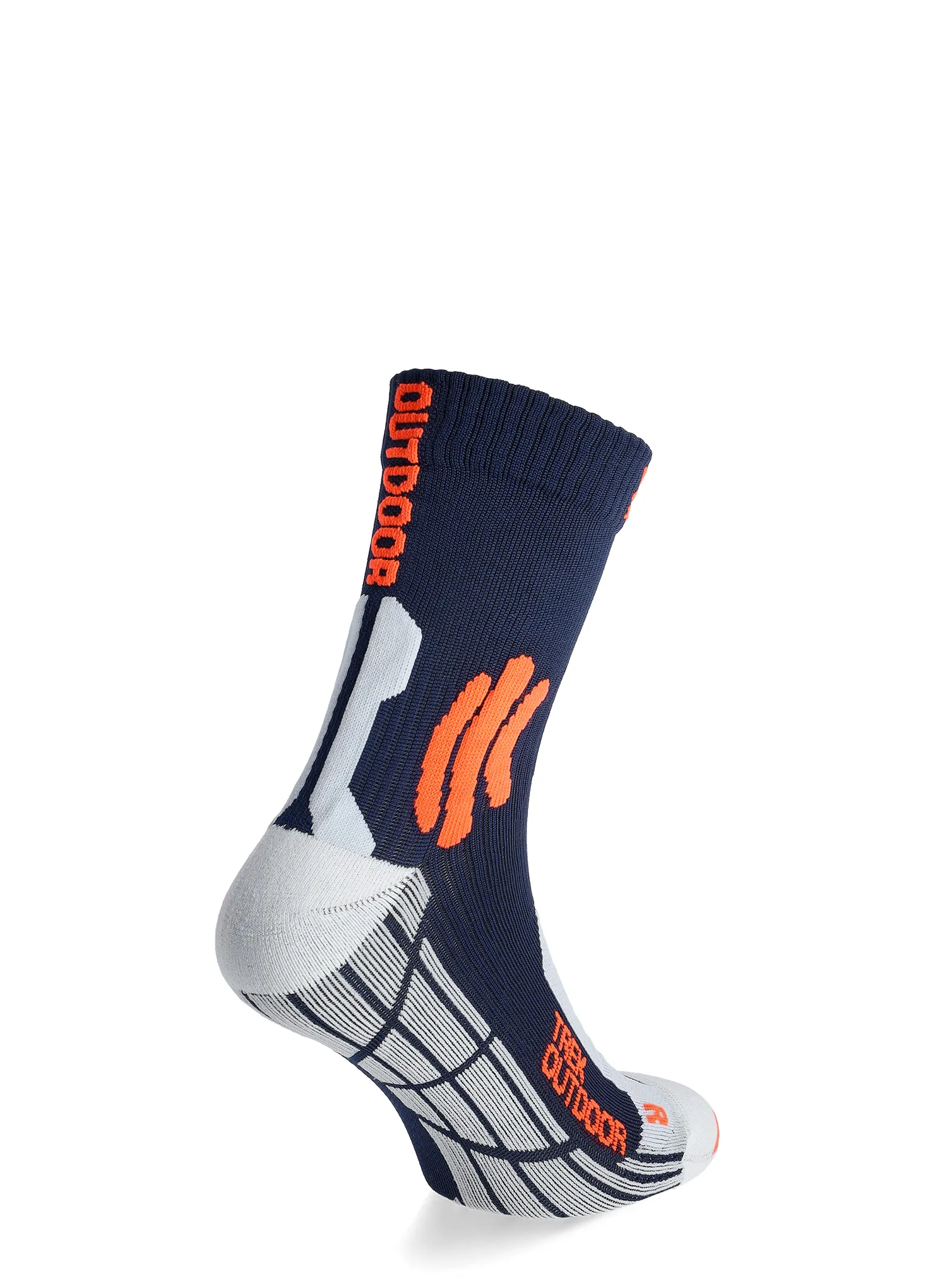 Trekové ponožky X-Socks Trek Outdoor - midnight blue/kurkuma orange