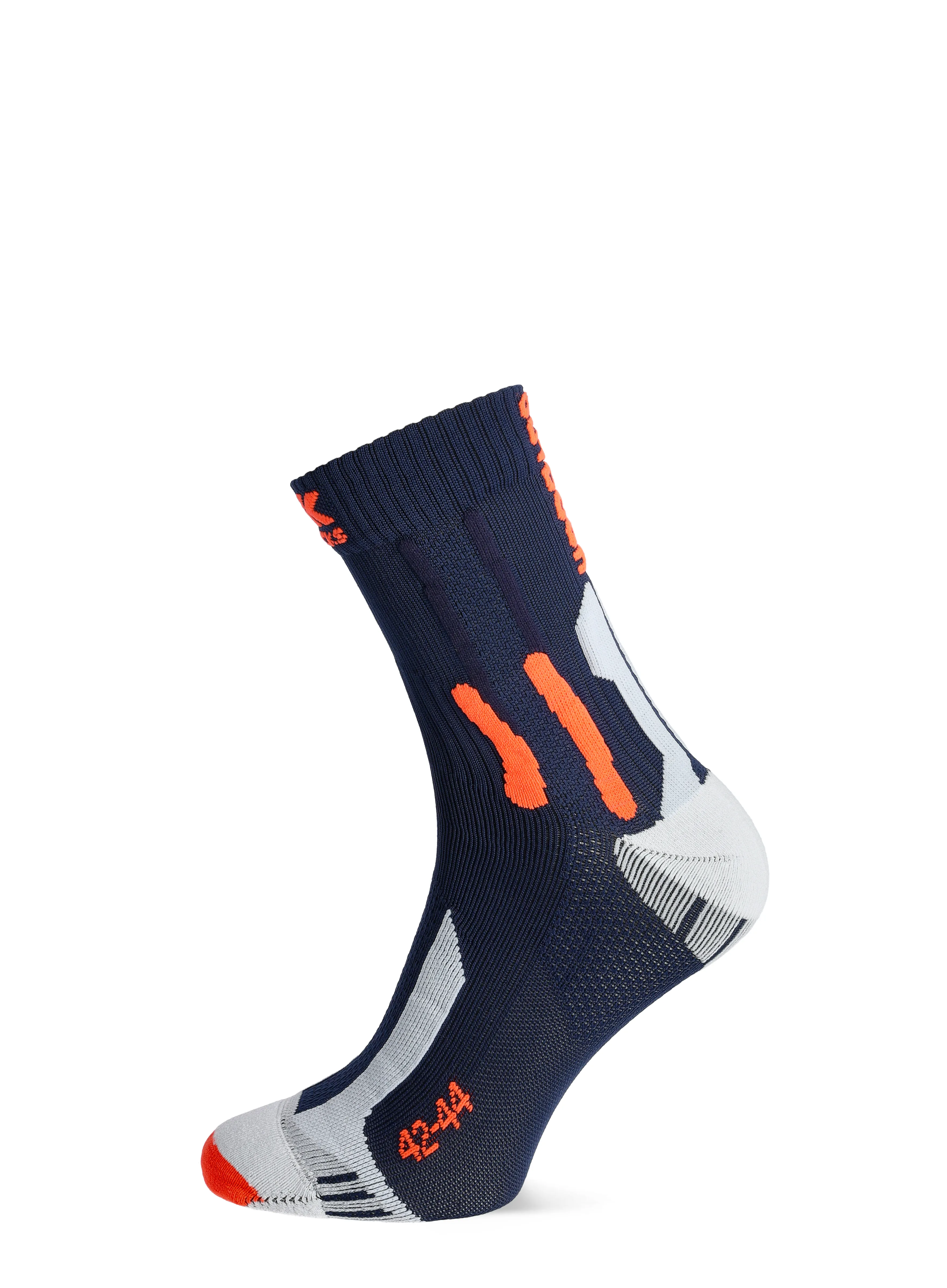 Trekové ponožky X-Socks Trek Outdoor - midnight blue/kurkuma orange