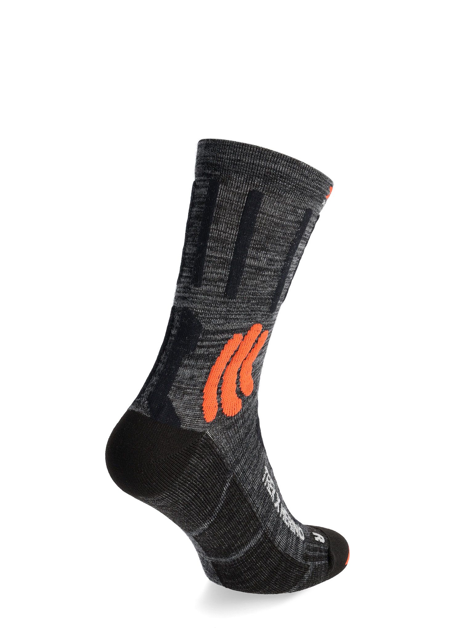 Ponožky na hory X-Socks Trek X Merino - grey/x-orange/black