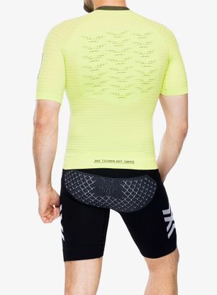 Běžecké tričko X-bionic Effektor 4D Running Shirt SH SL - effektor green/opal black