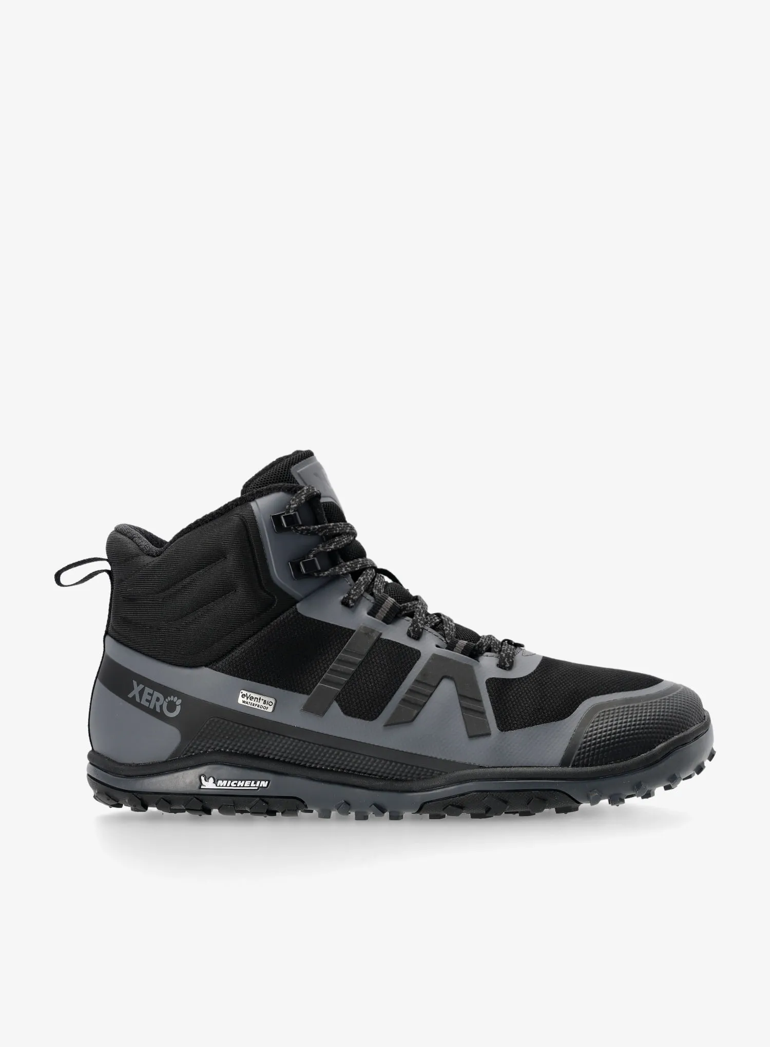 Turistické boty Xero Shoes Scrambler Mid II WP - black/asphalt