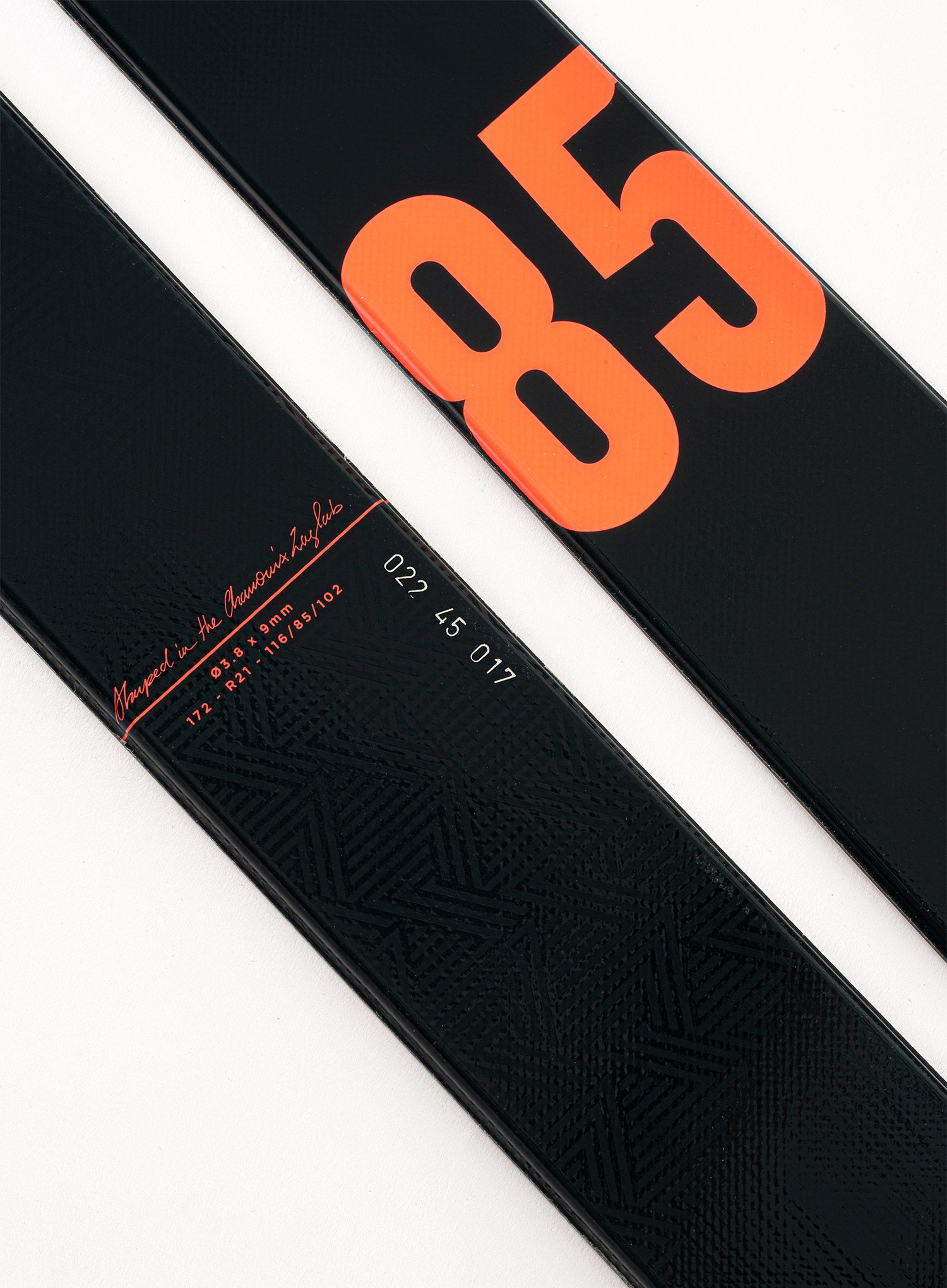 Skialpový set ZAG Adret 85- black/orange + Stoupací pásy