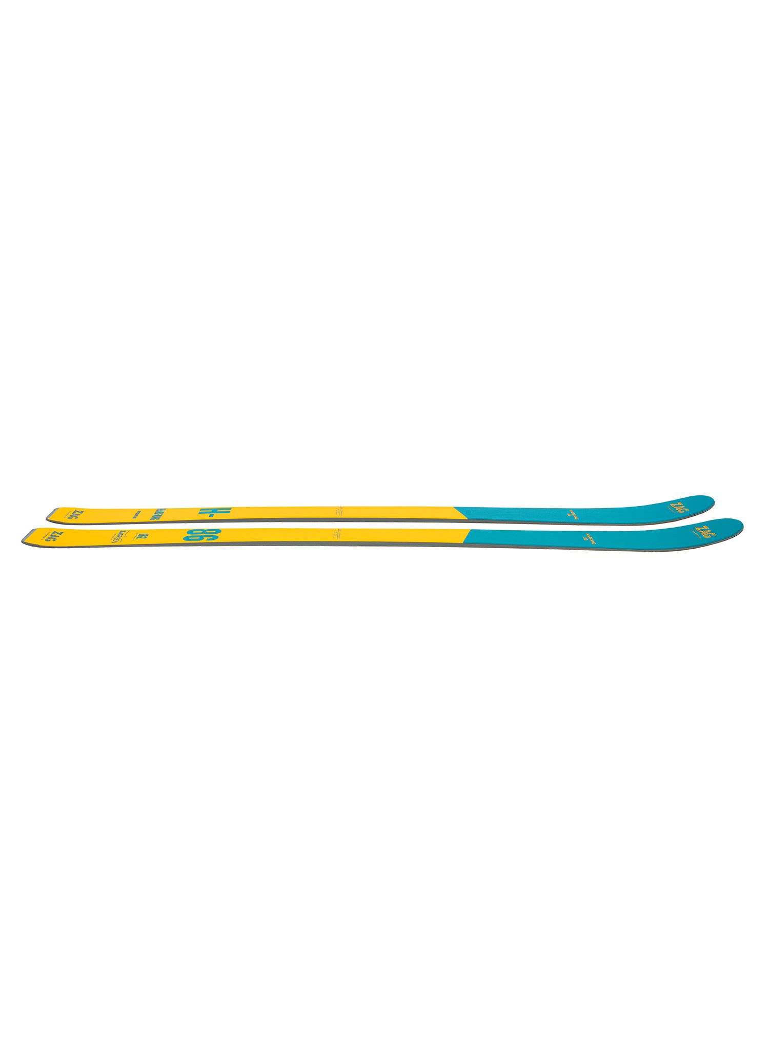 Skialpinistické lyže dámské ZAG H-86 Lady- yellow/green