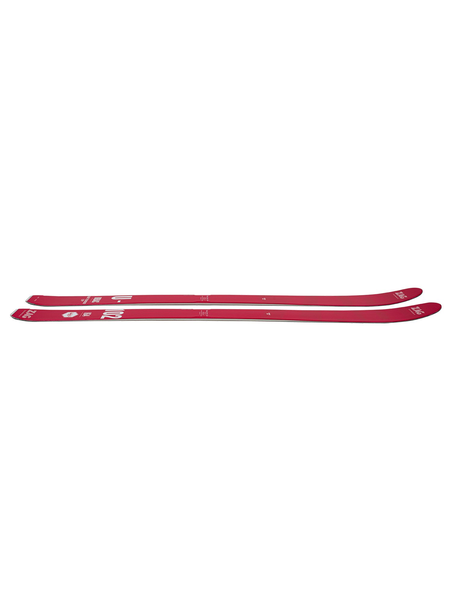 Skialpový set ZAG Ubac 102 Lady- red/white + stoupací pásy