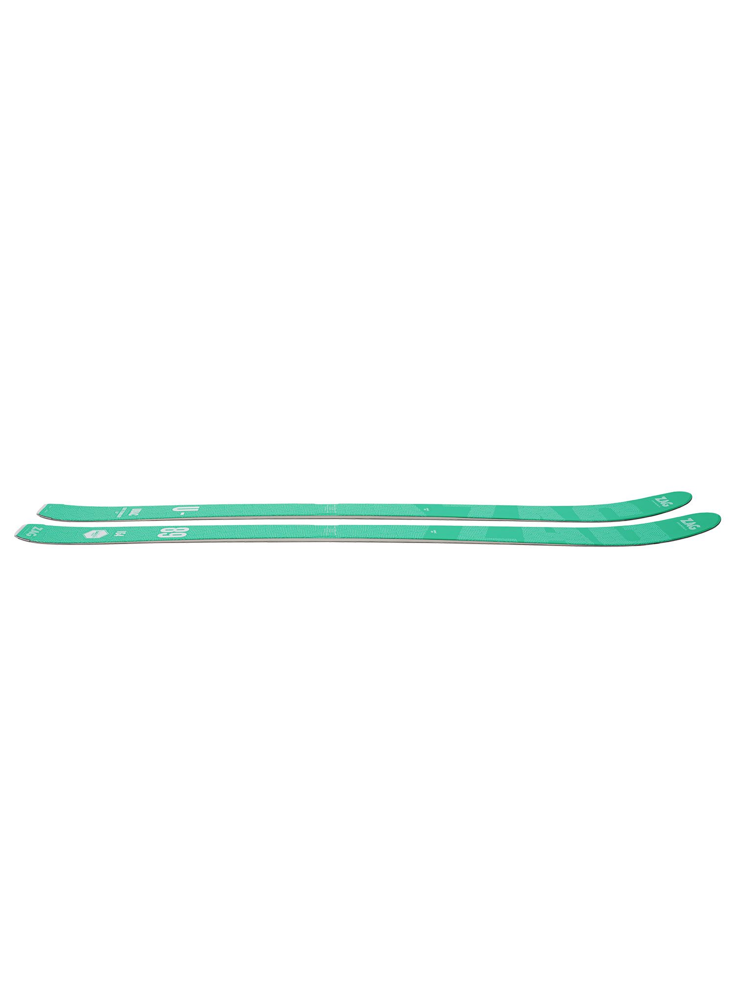 Skialpový set ZAG Ubac 89 Lady- green/white + stoupací pásy