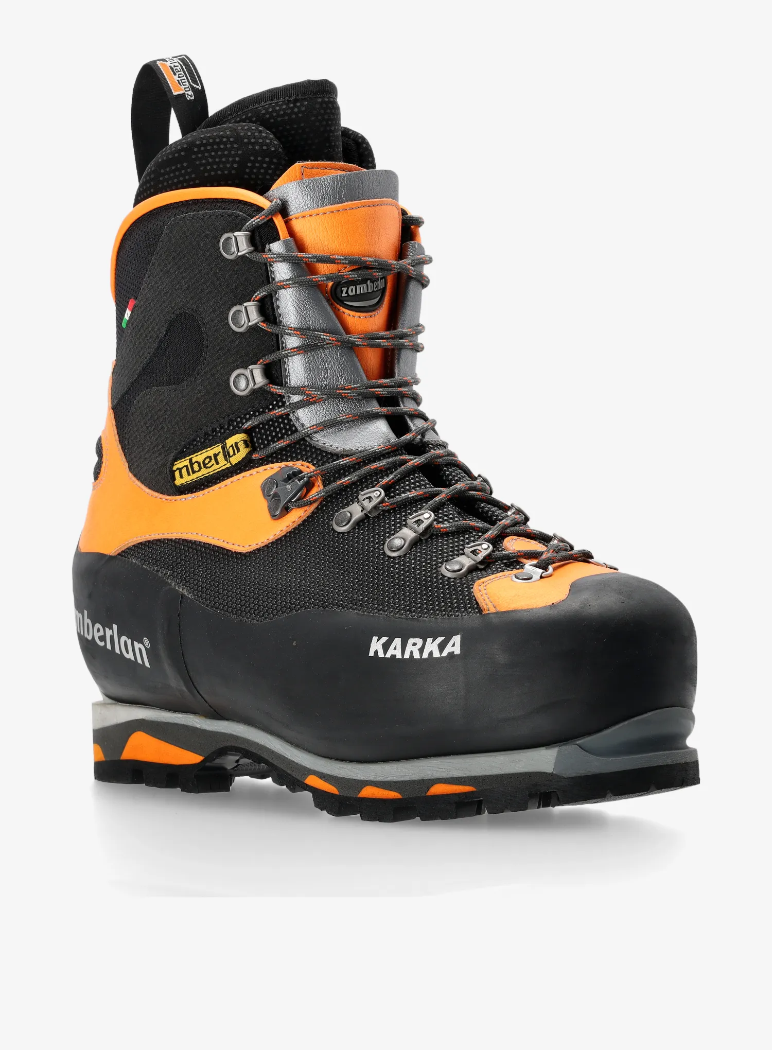 Boty vhodné k automatickým mačkám Zamberlan 6000 Karka RR - black/orange