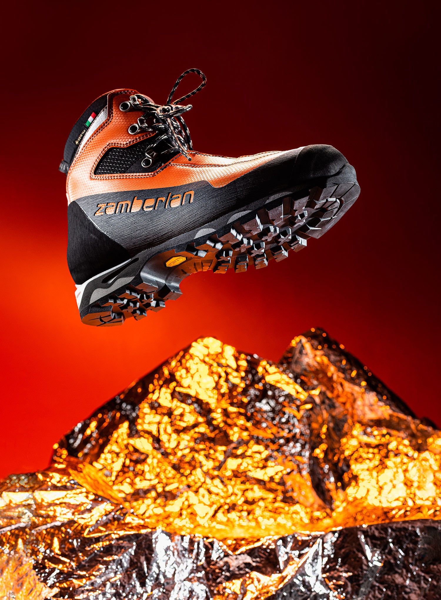 Boty na poloautomatické mačky Zamberlan Brenva GTX RR - orange