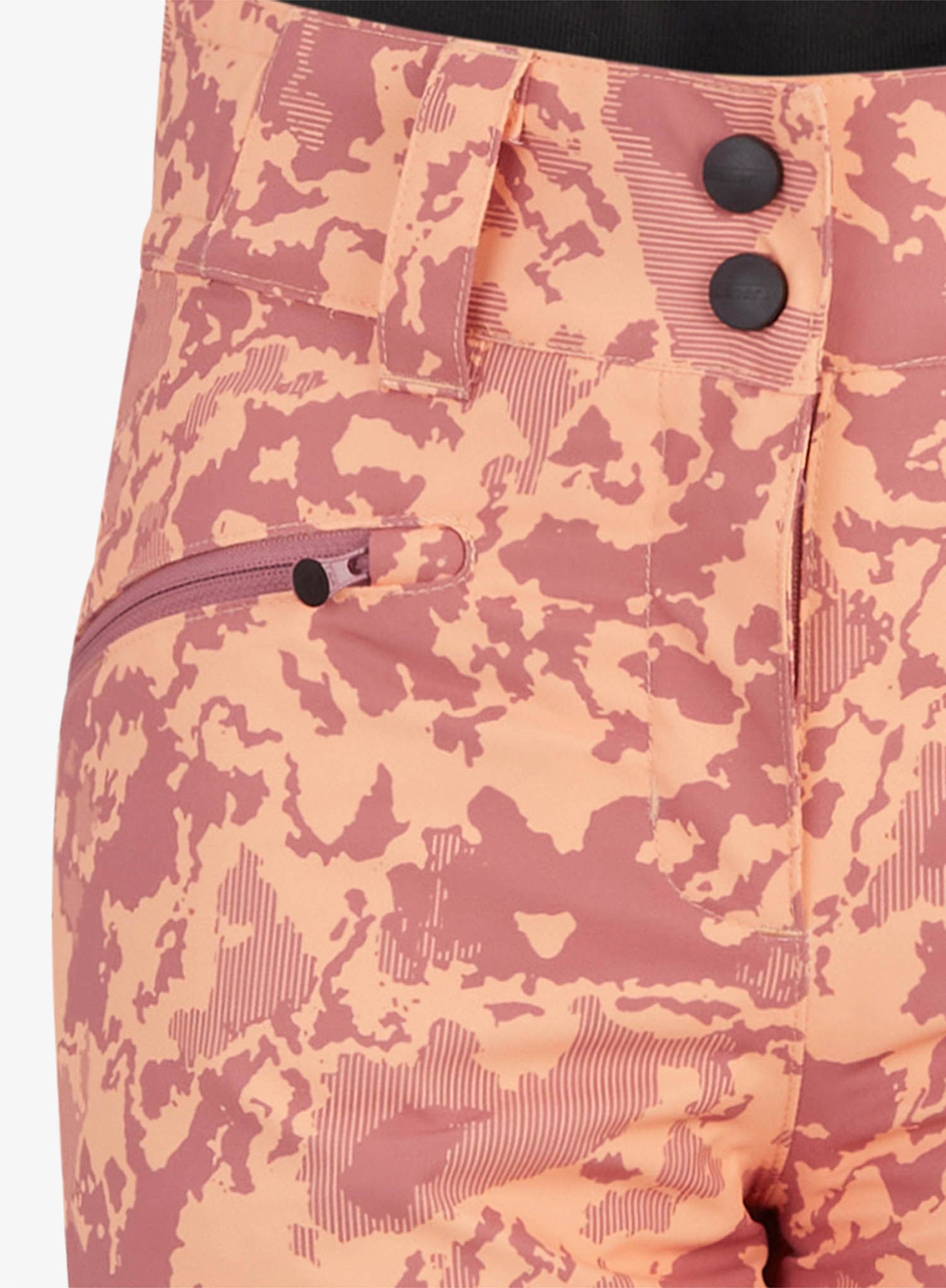 Dívčí kalhoty Ziener Alin Junior - rose blossom camo