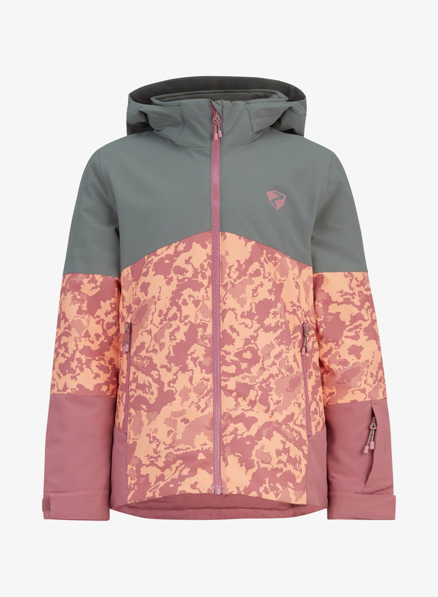 Dívčí bunda Ziener Amaja Junior - rose blossom camo