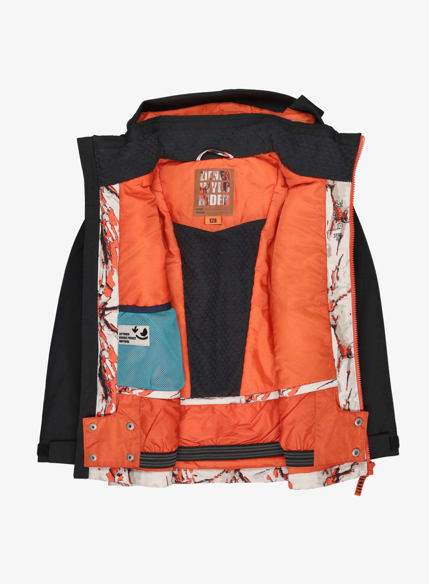 Dětská bunda Ziener Anderl Jacket Junior - cliff print