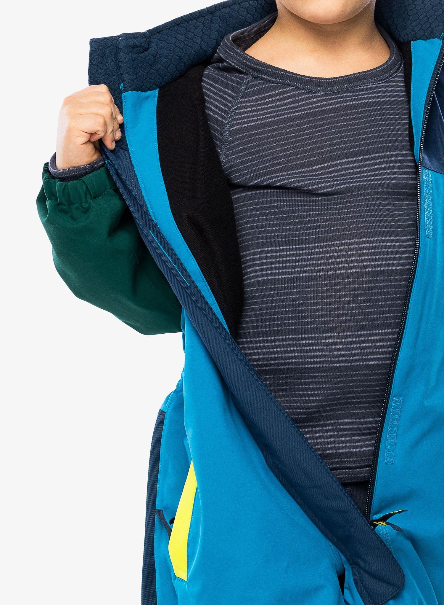 Dětská kombinéza Ziener Anup Mini - teal crystal