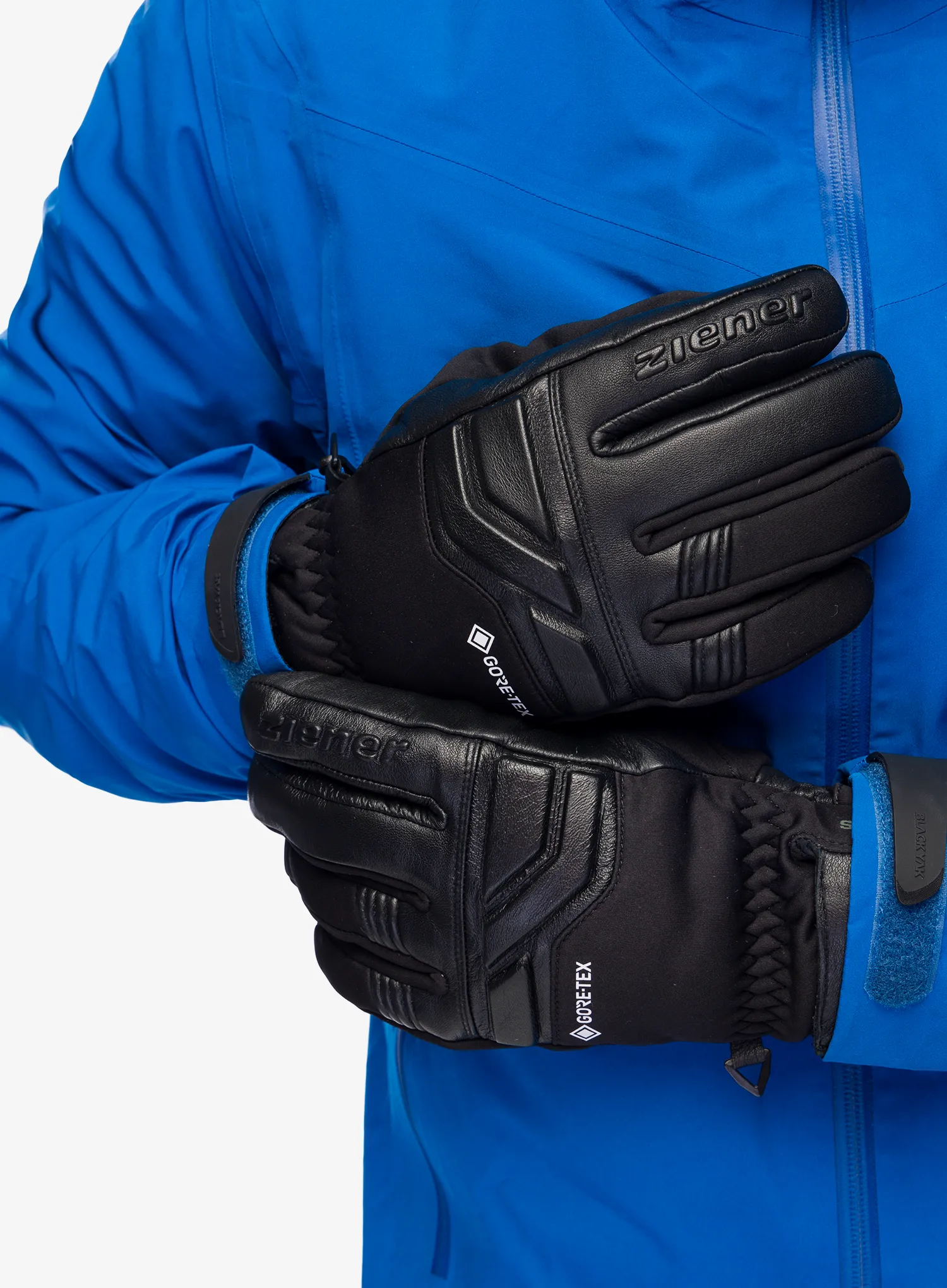 Lyžařské rukavice Ziener Gin GTX PR- black