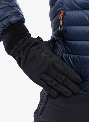 Softshellové rukavice Ziener Idaho GTX INF Touch- black