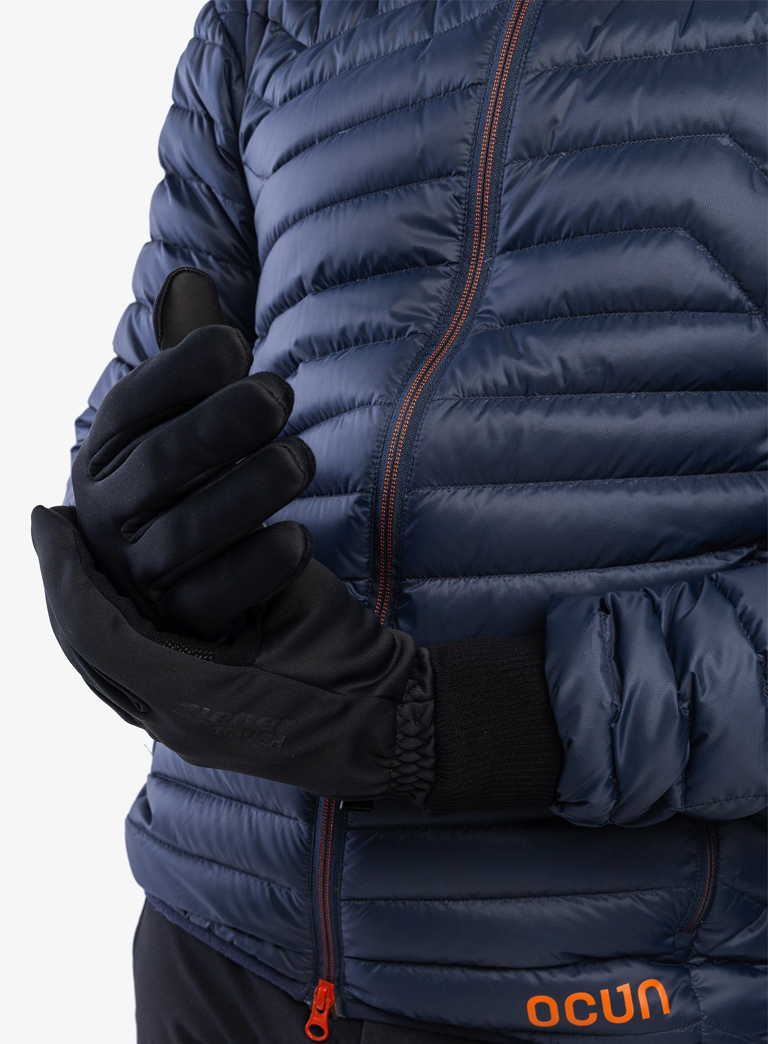 Softshellové rukavice Ziener Idaho GTX INF Touch- black