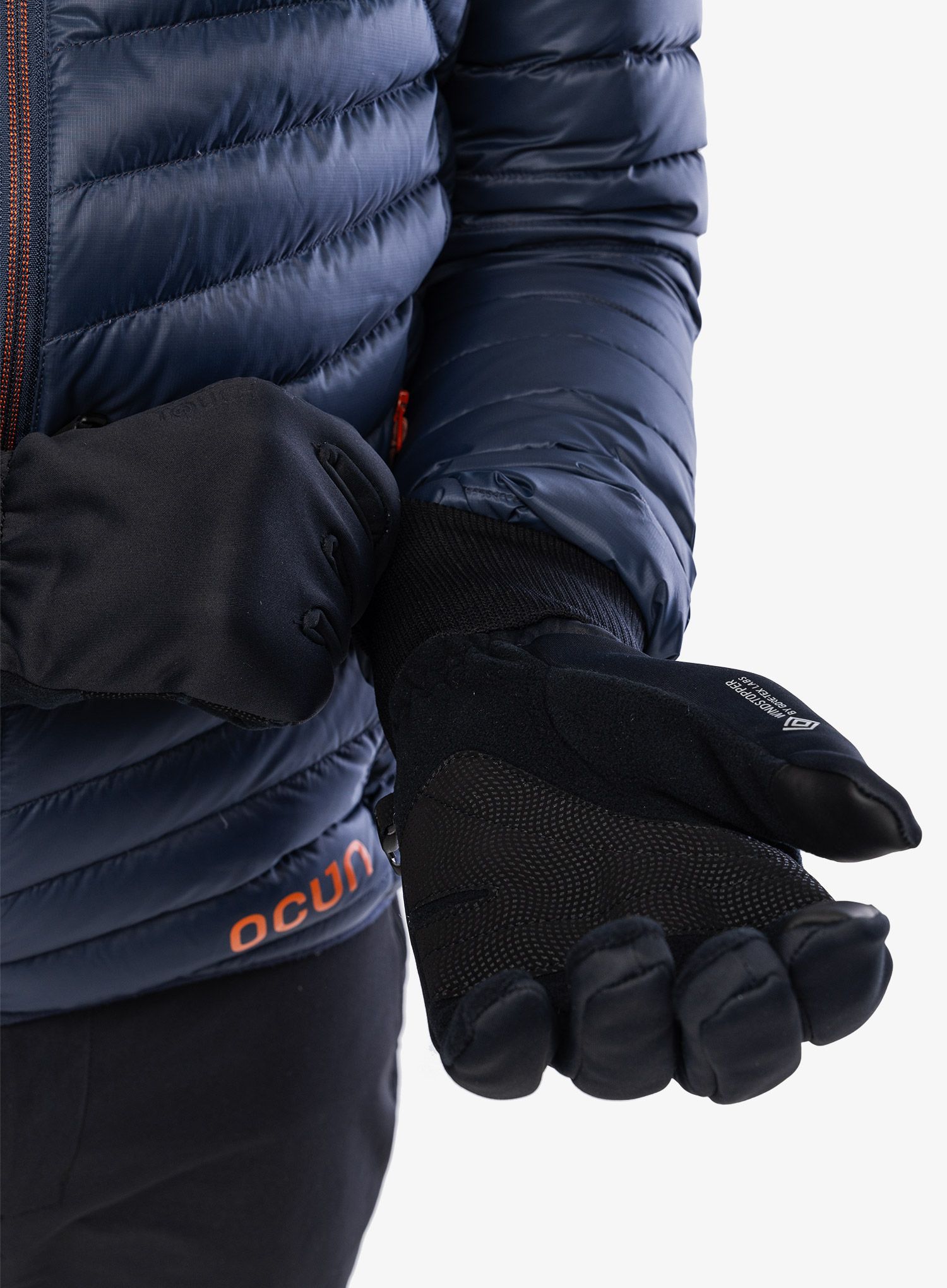 Softshellové rukavice Ziener Idaho GTX INF Touch- black