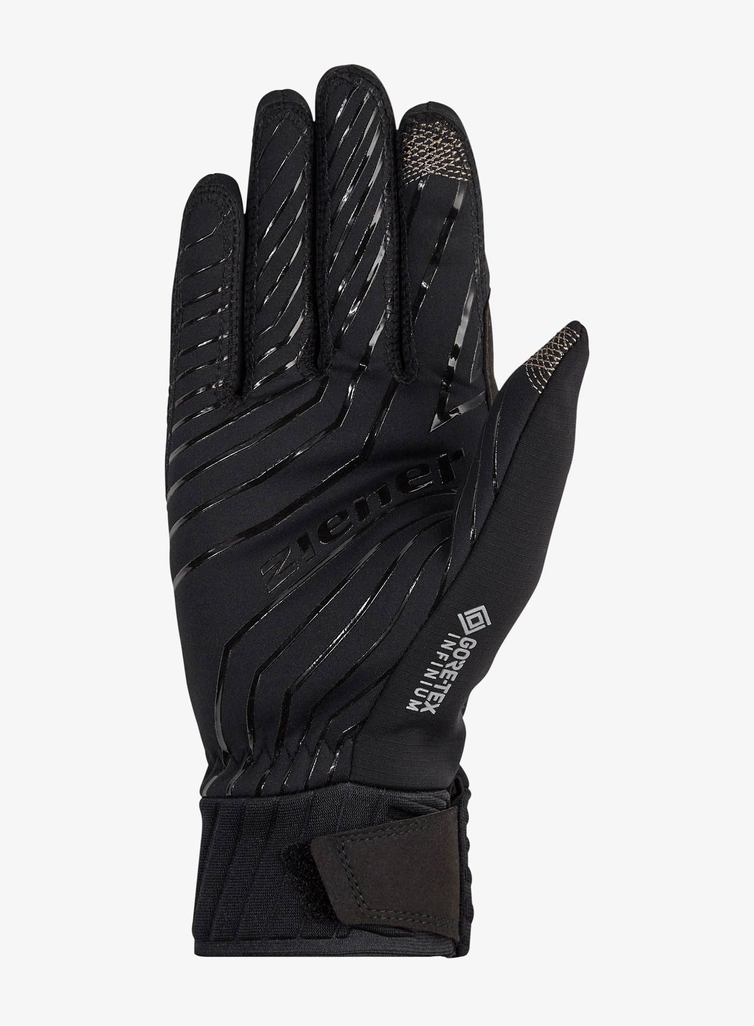Větruvzdorné rukavice Ziener Ironikus WS Touch - black