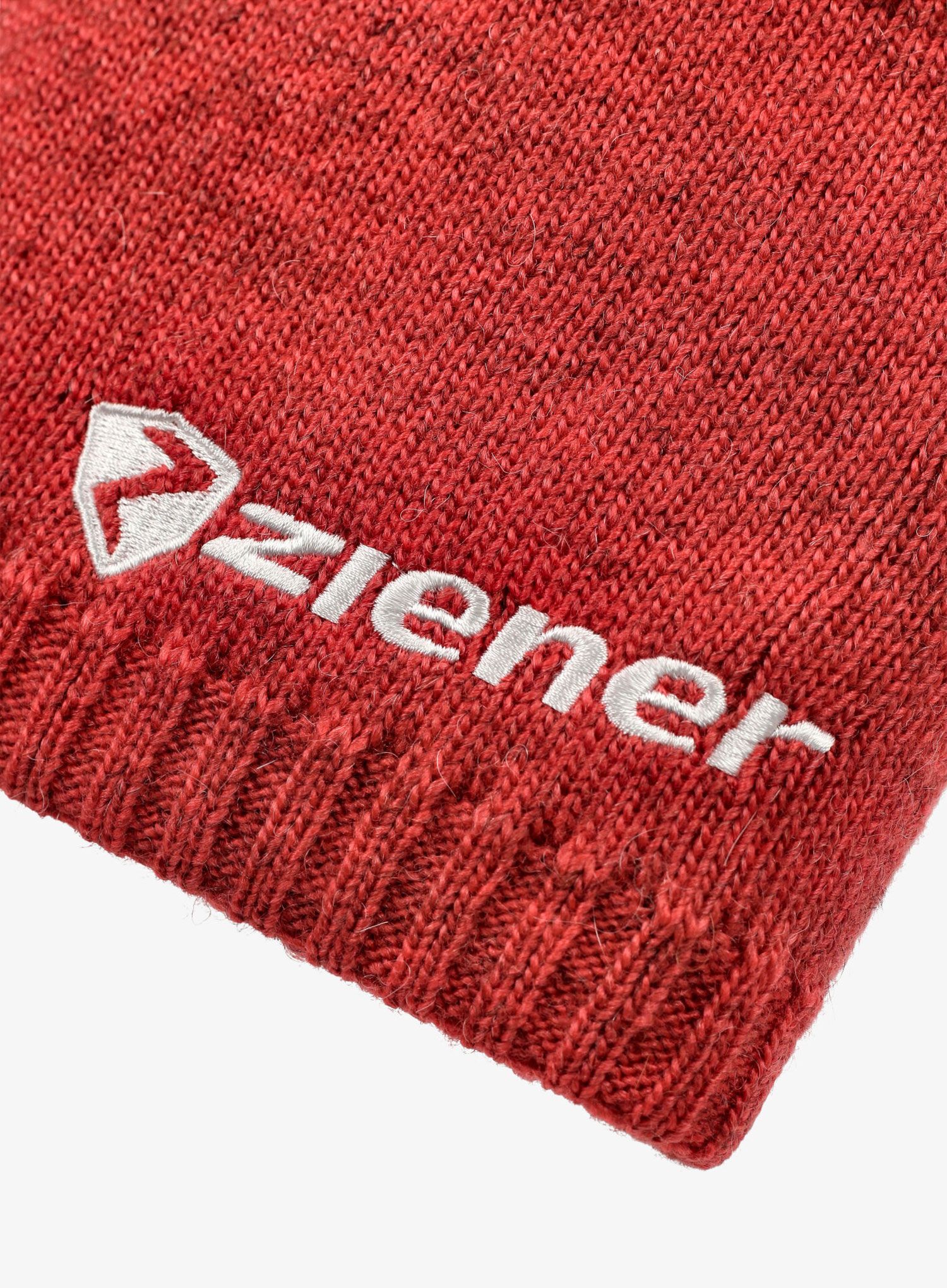 Čepice Ziener Iruno Hat - red/red