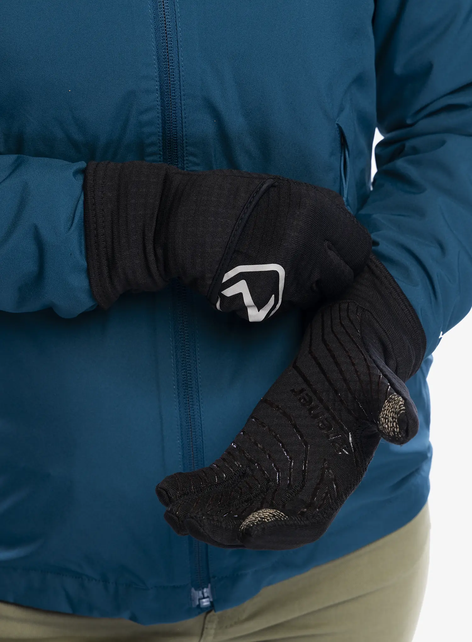 Rukavice na hory Ziener Ivano Touch- black