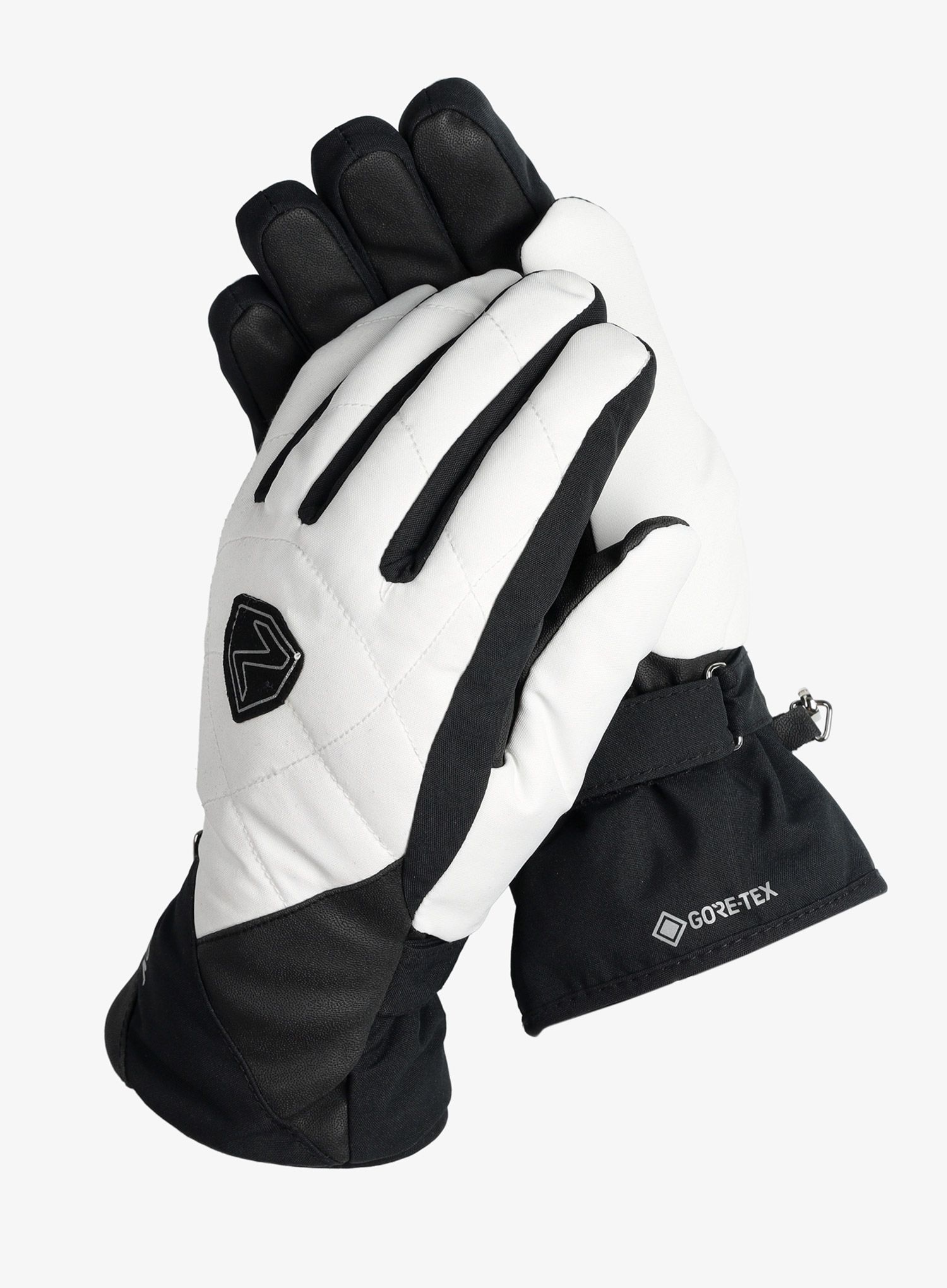 Lyžařské rukavice dámské Ziener Kamea GTX- white/black