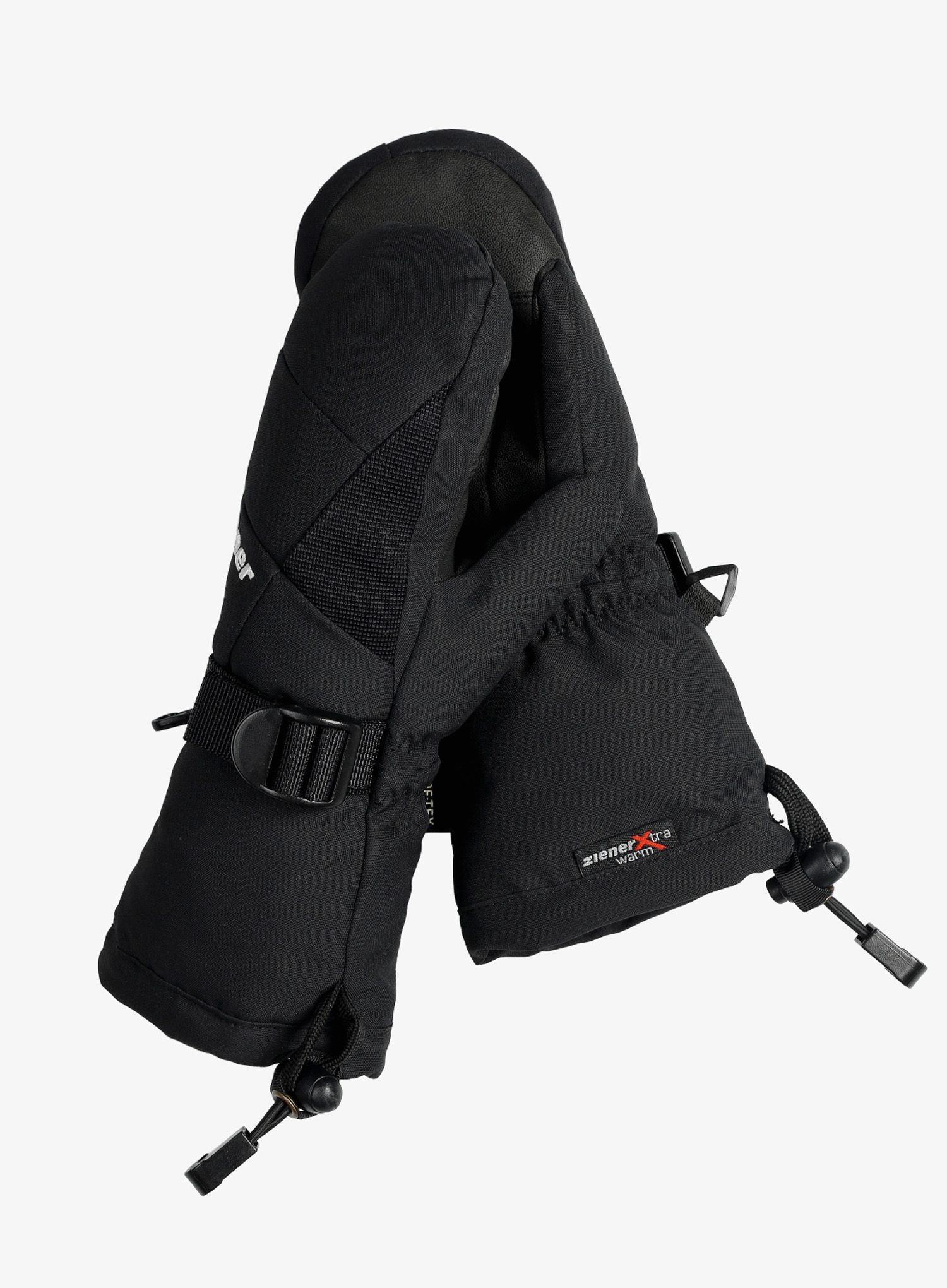 Dětské rukavice Ziener Lanic GTX + Gore Plus Warm Mitten Junior - black