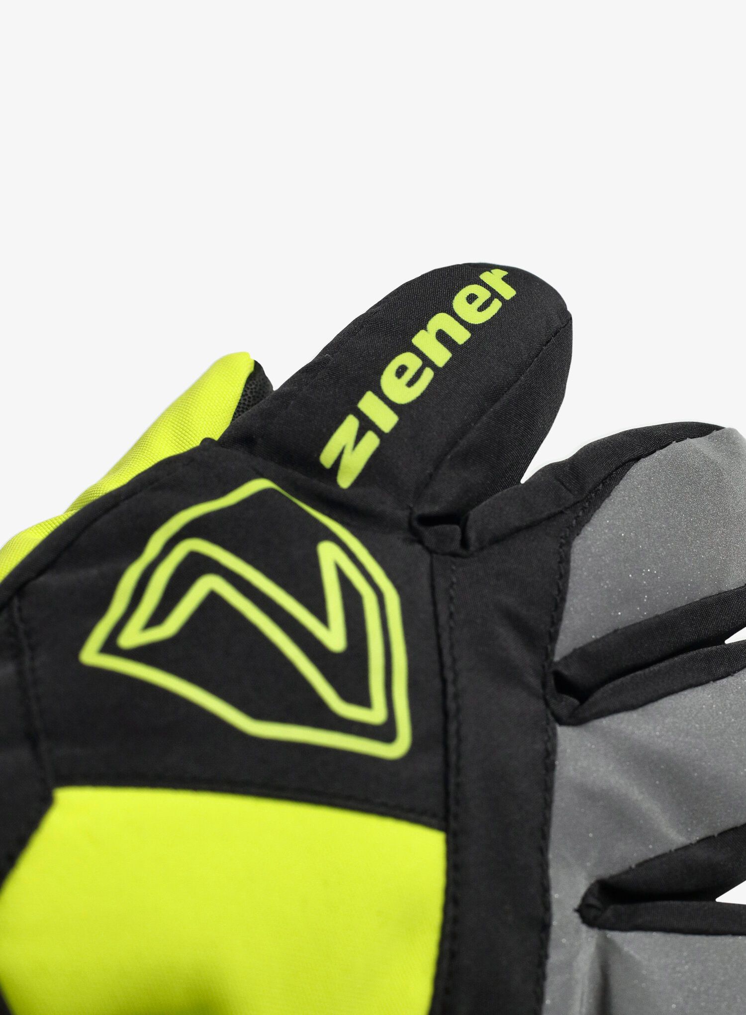 Dětské rukavice Ziener Lauro AS Glove Junior - black/lime