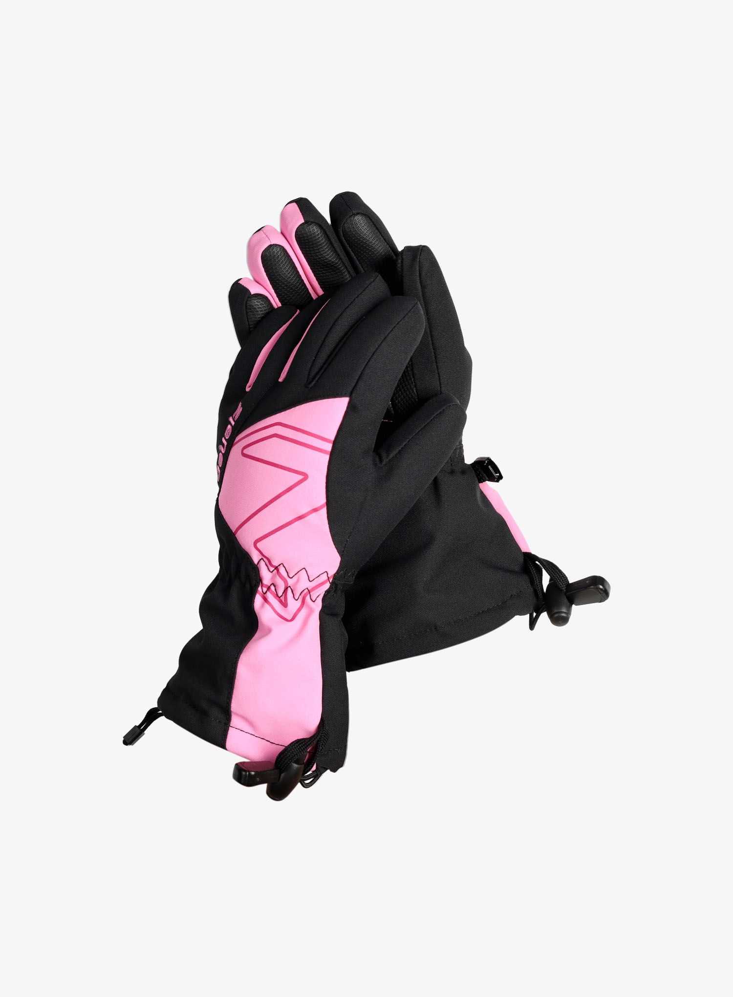 Dětské rukavice Ziener Laval AS AW Junior - black/fuchsia pink