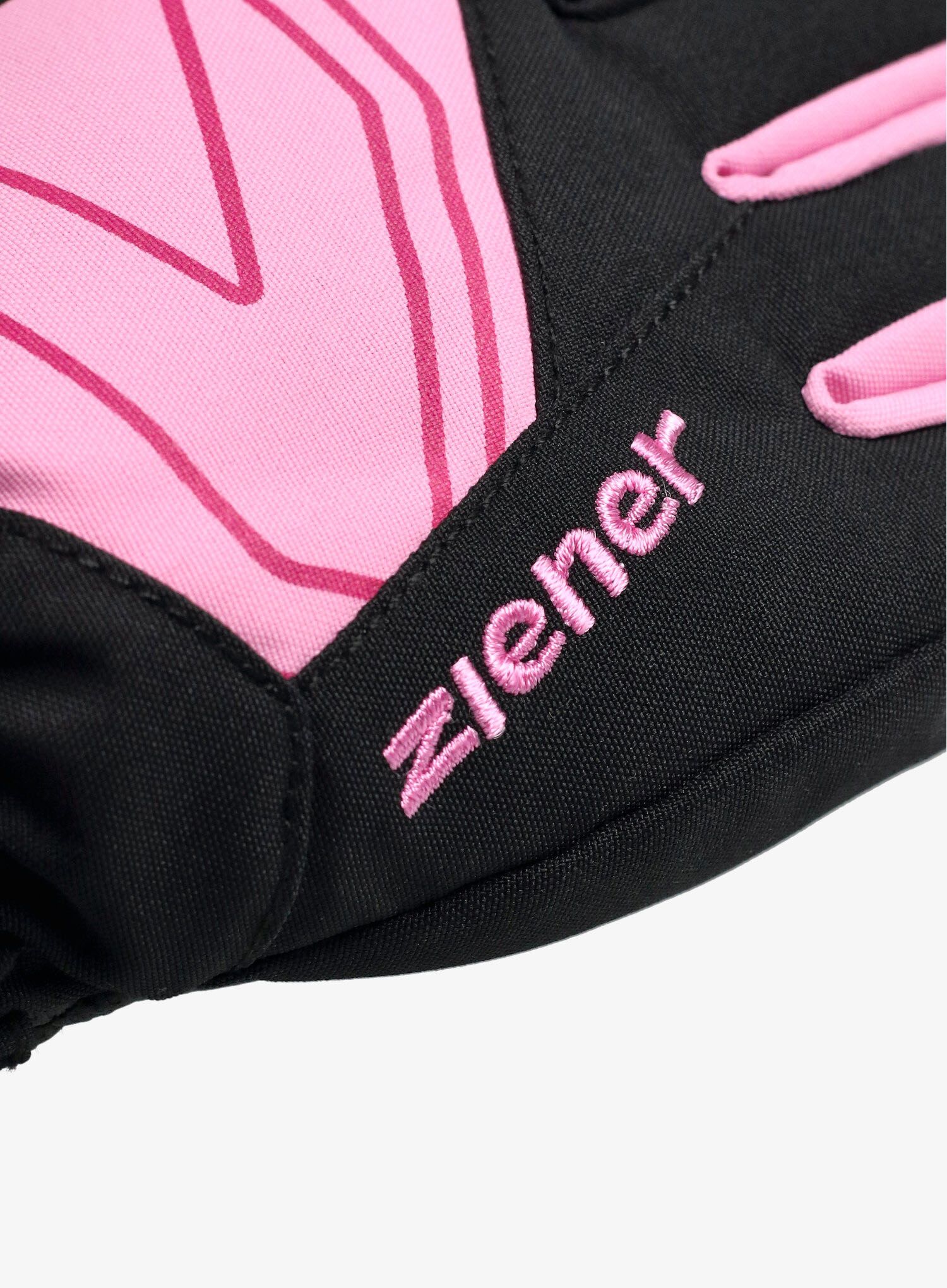 Dětské rukavice Ziener Laval AS AW Junior - black/fuchsia pink