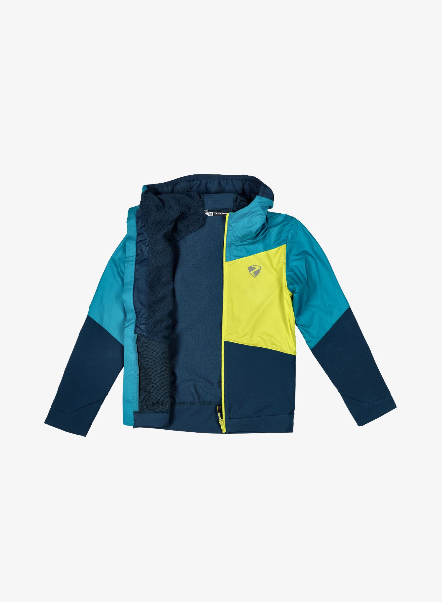 Dětská mikina Ziener Naile Jacket Junior - teal crystal