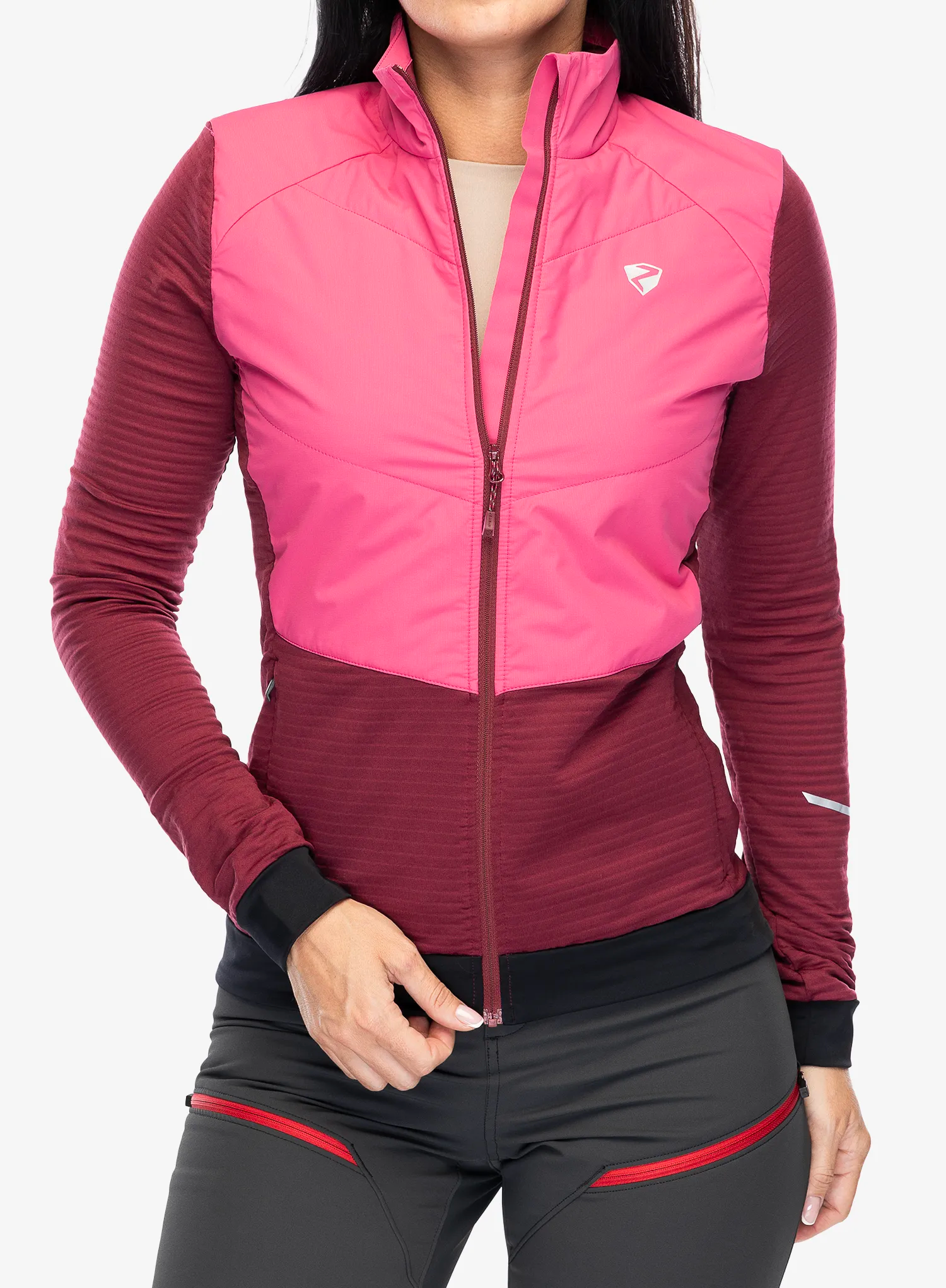 Dámská hybridní bunda Ziener Narina - polo pink