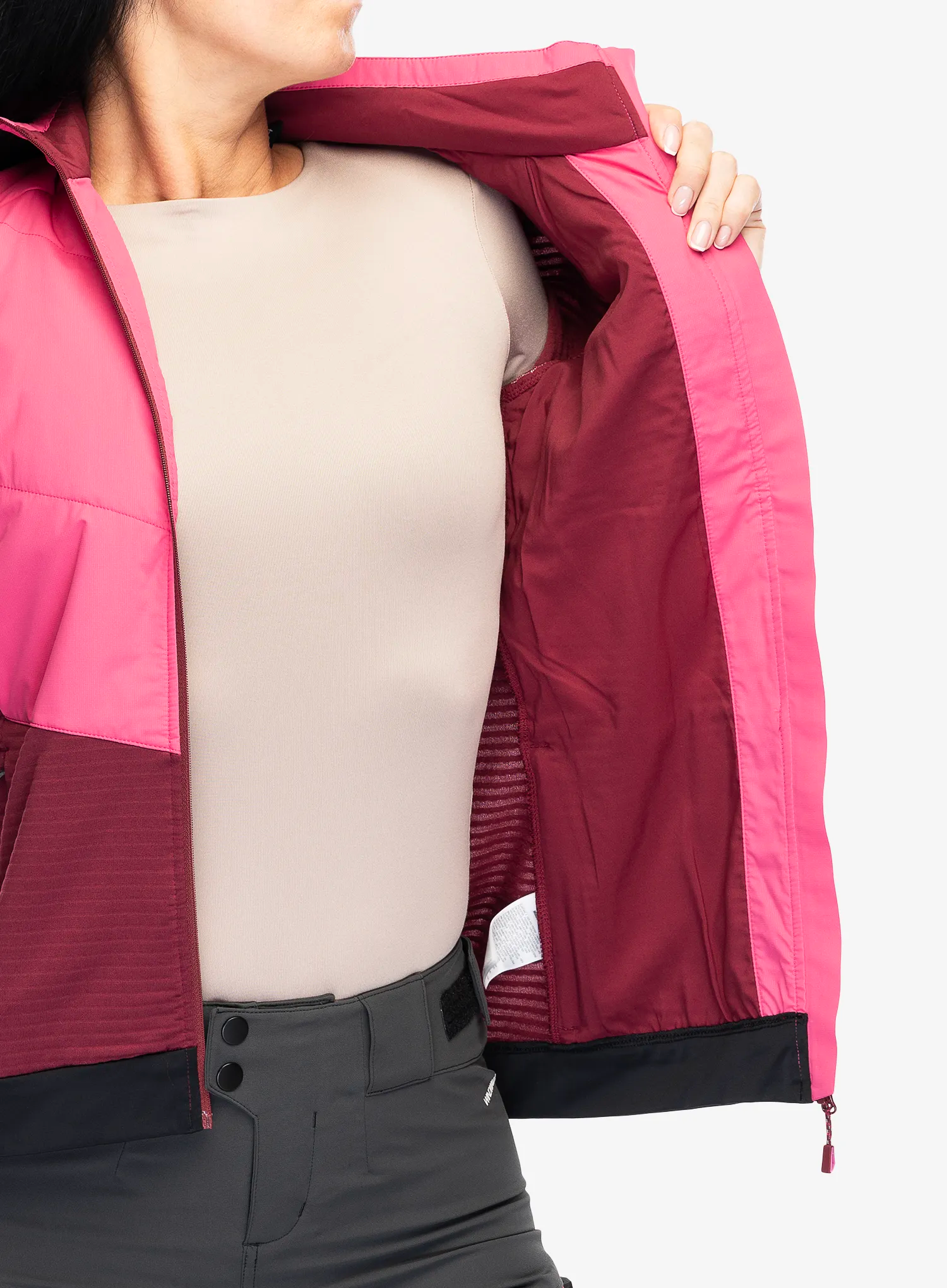 Dámská hybridní bunda Ziener Narina - polo pink