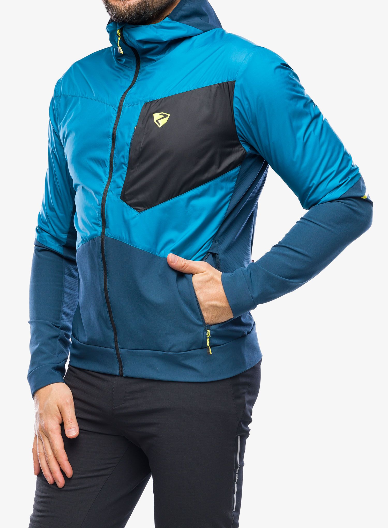 Softshellová bunda Ziener Nicolo - teal crystal