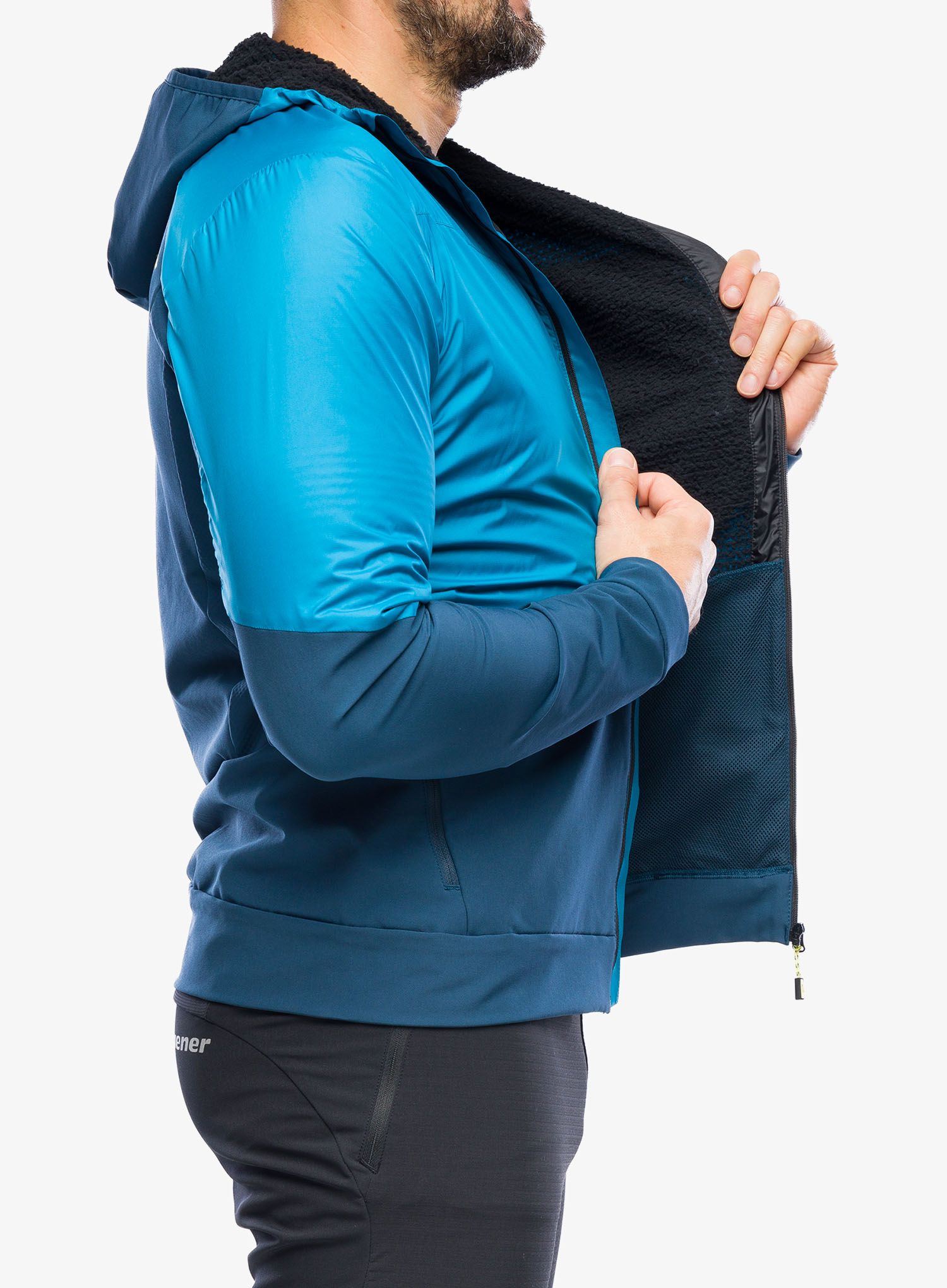 Softshellová bunda Ziener Nicolo - teal crystal