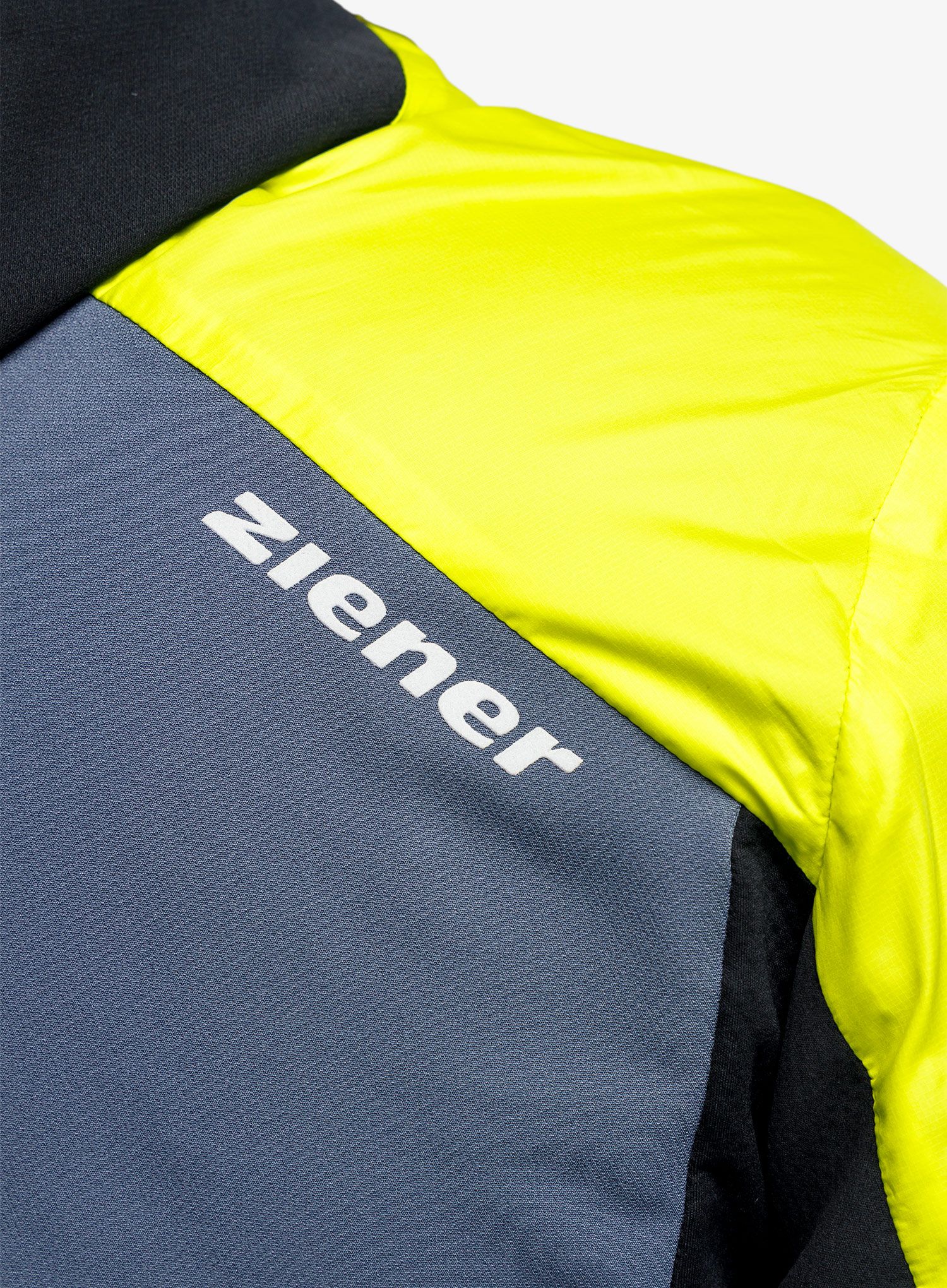 Hybridní bunda Ziener Nikolo - bitter lemon/ombre