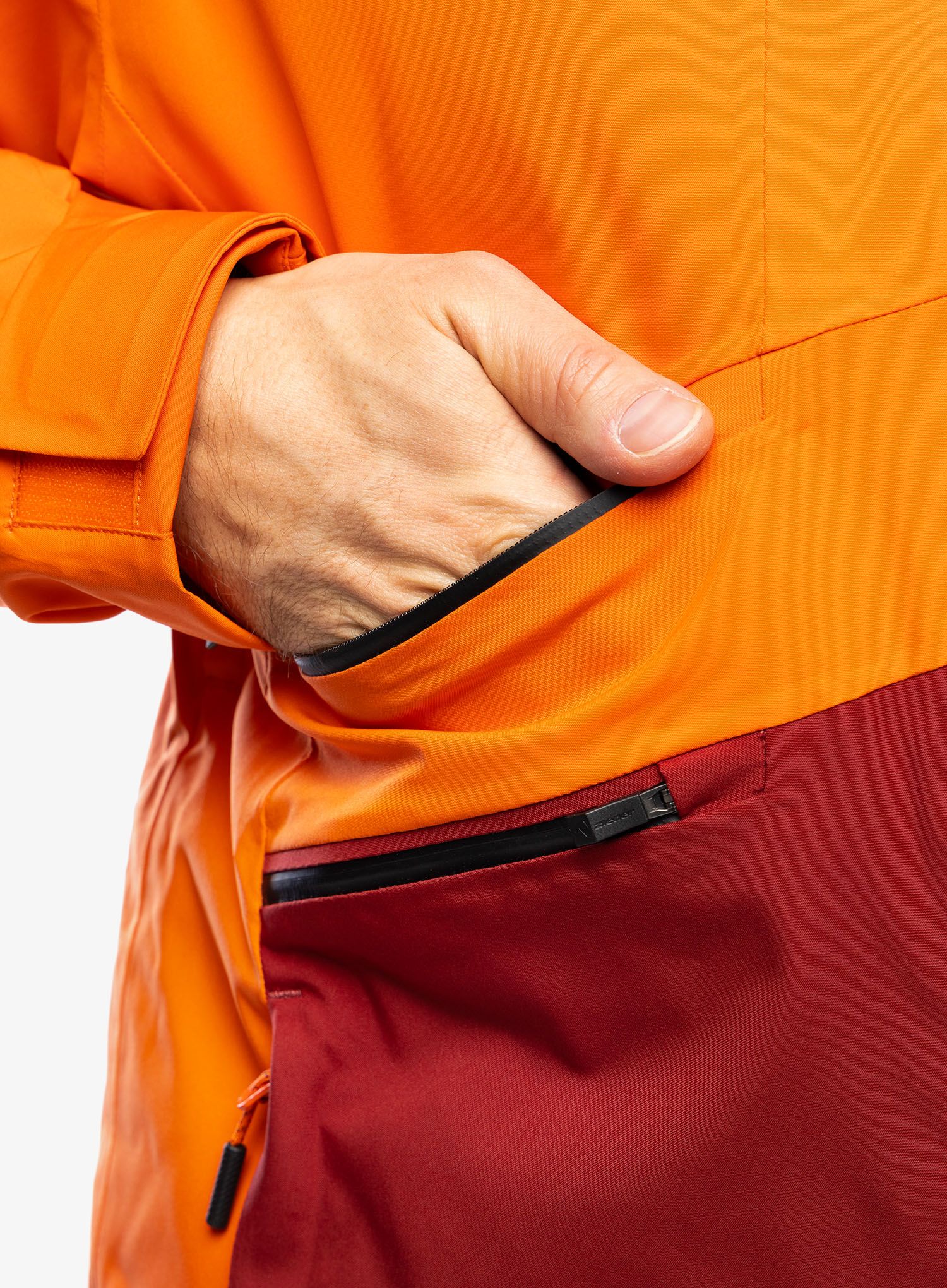 Lyžařská bunda pánská Ziener Toaca - burnt orange