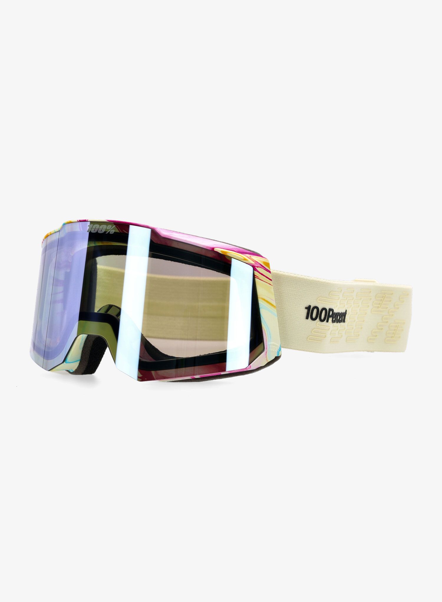 Lyžařské brýle 100% Snowcraft S Hiper - mirror silver flash lens