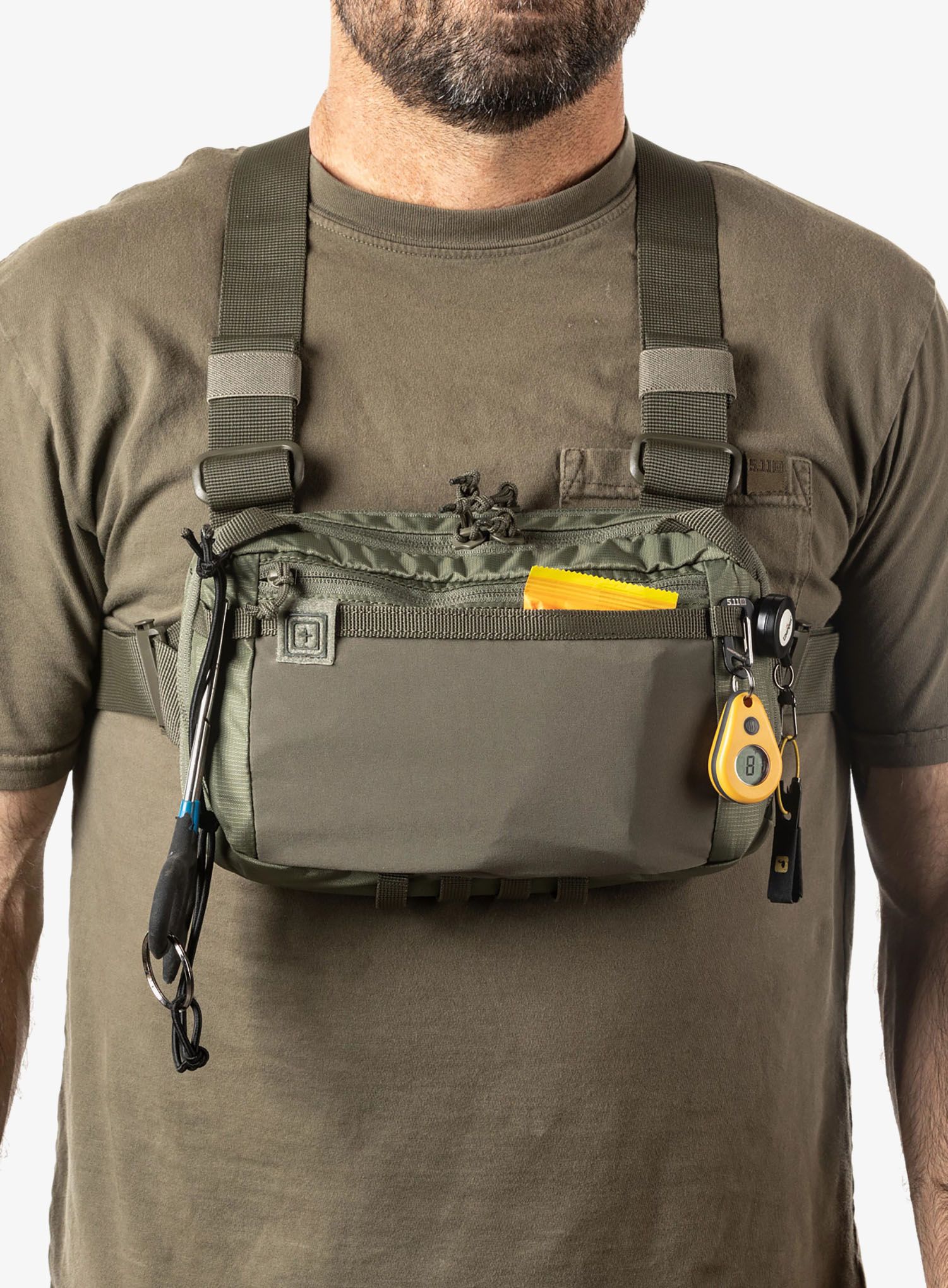 Kapsička na krk 5.11 Skyweight Util Chest Pack - sage green
