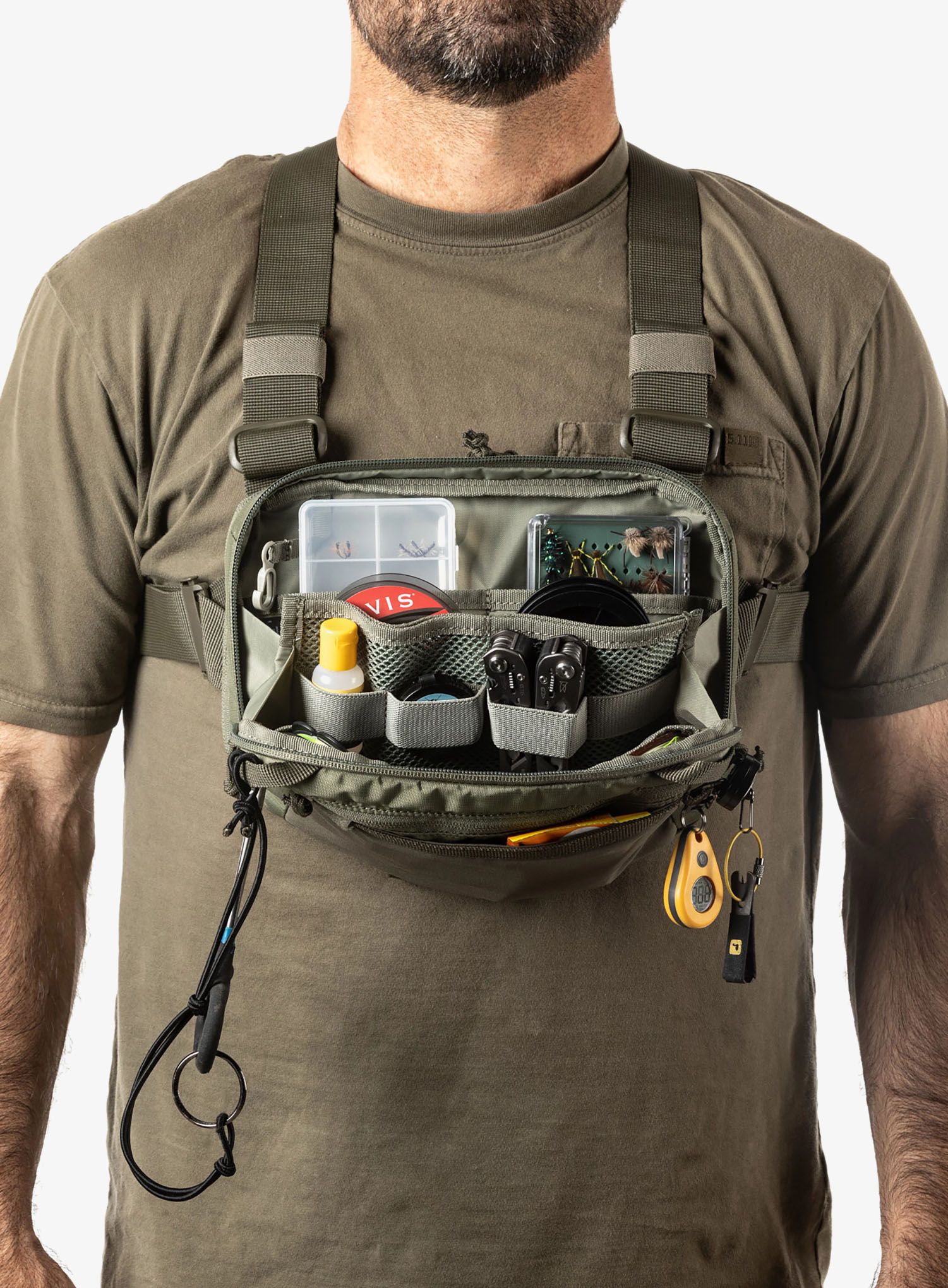Kapsička na krk 5.11 Skyweight Util Chest Pack - sage green