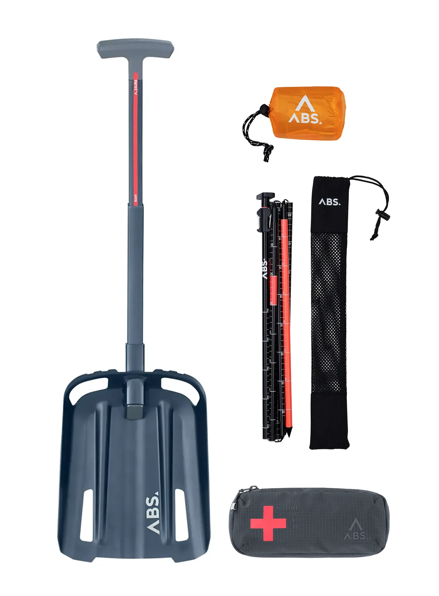 Lavinová sada ABS Compact Set Plus - black