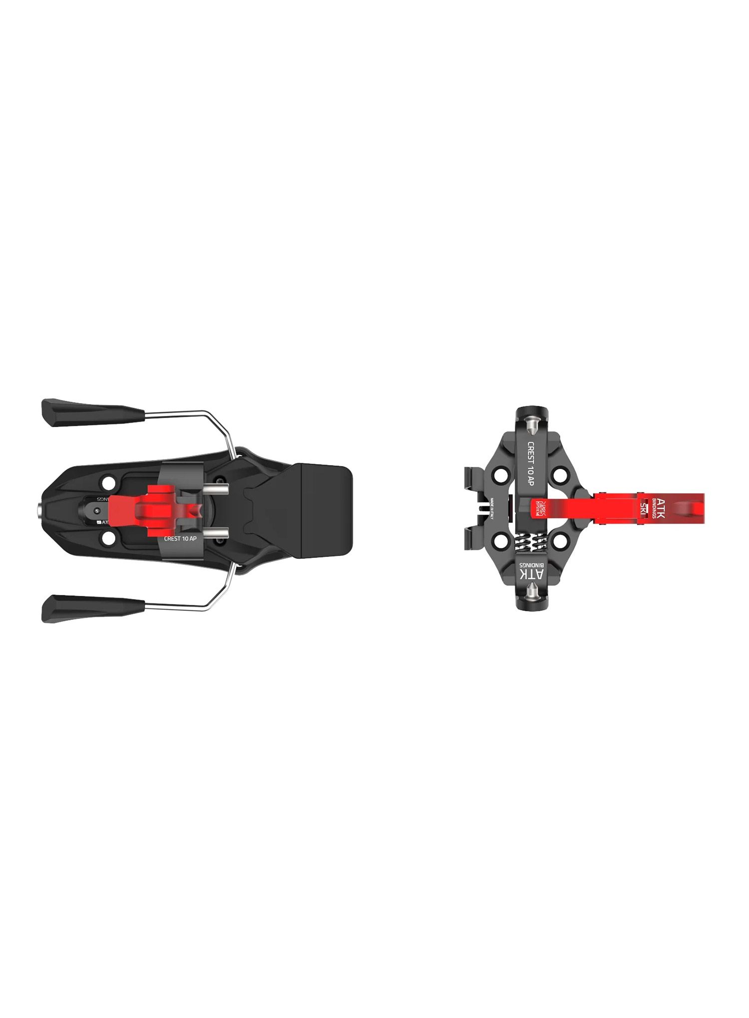 Skialpové vázání ATK Crest 10 AP - red/black