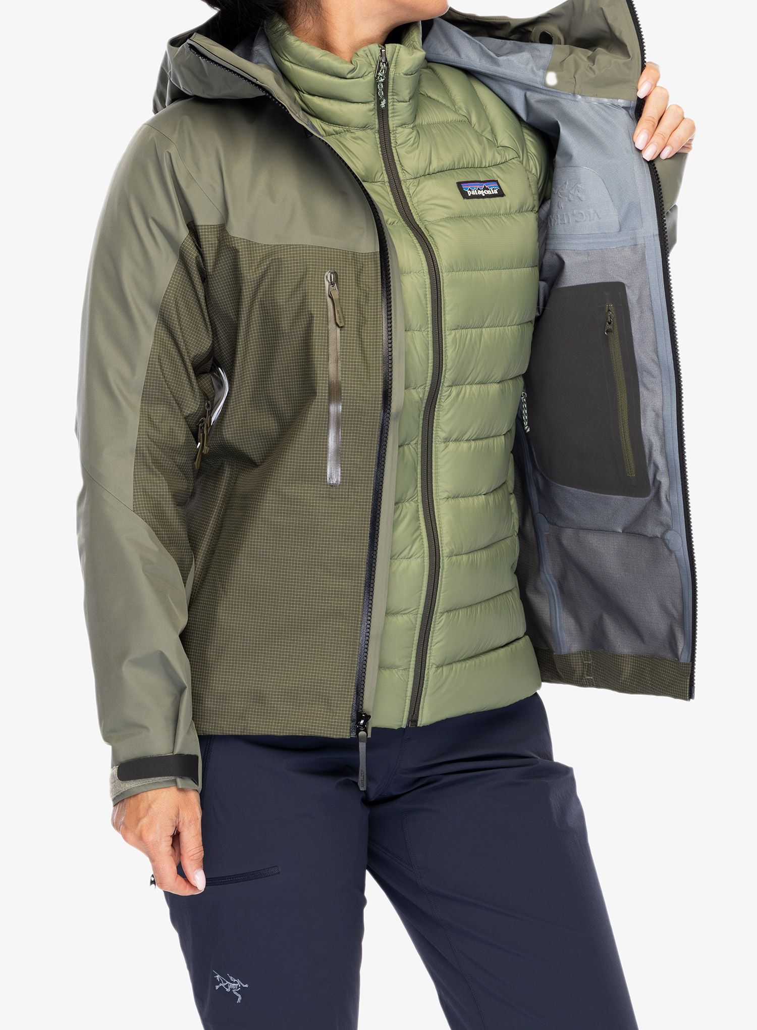 Dámská nepromokavá bunda s membránou Arcteryx Alpha Jacket - forage/tatsu